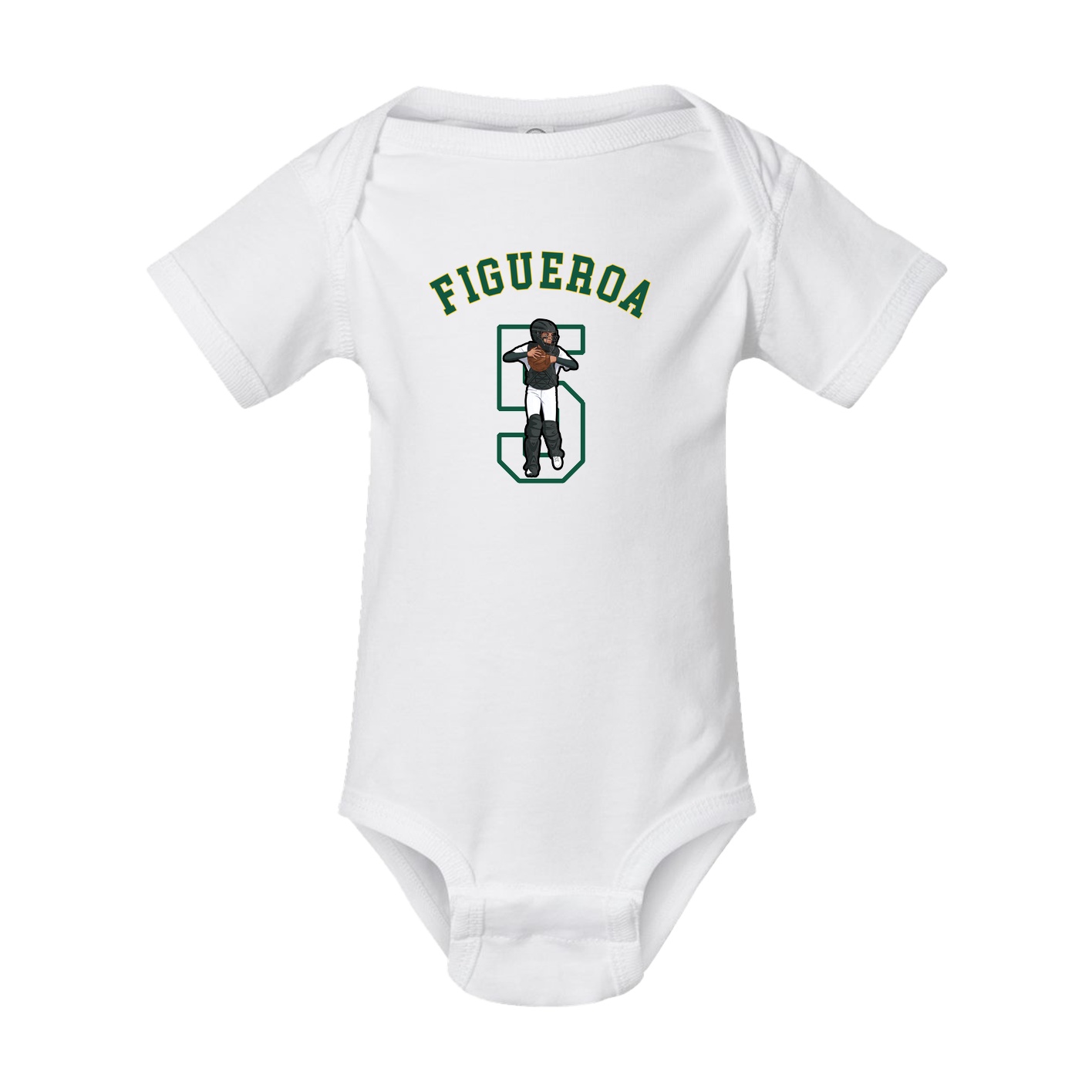 Baby Onesie — Shirsey Arch in White