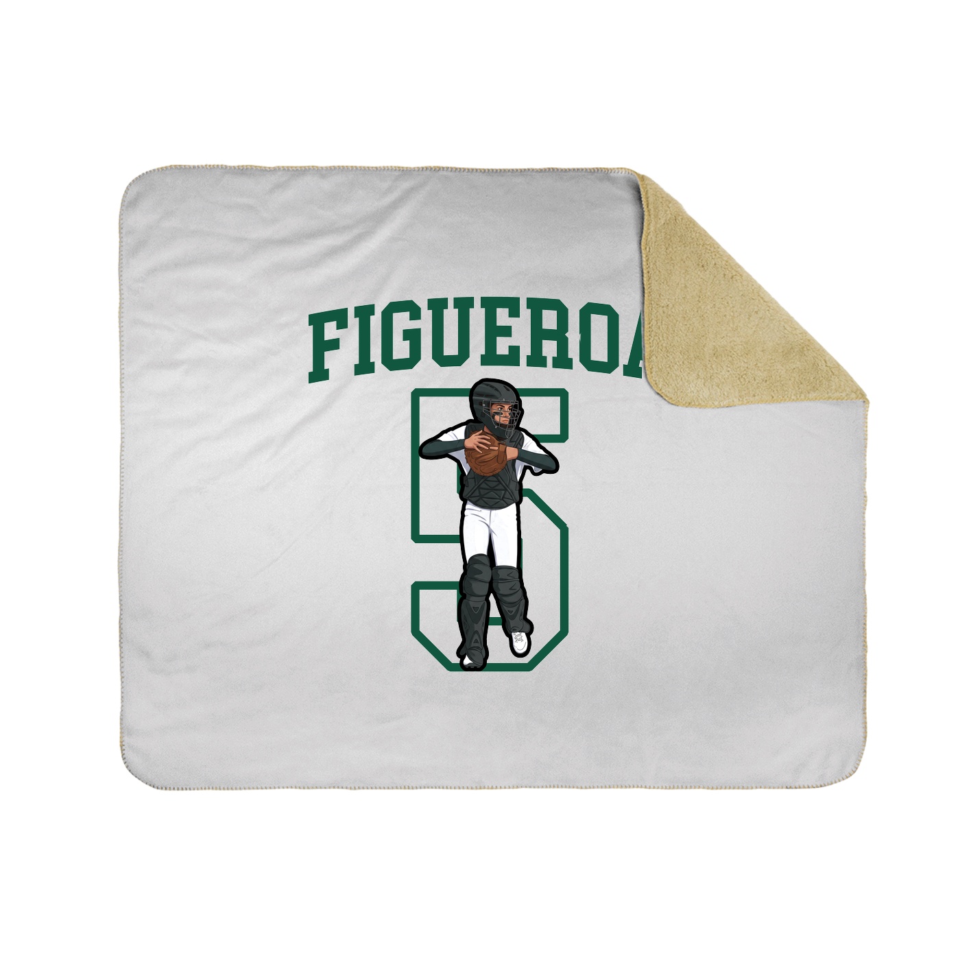 Throw Blanket — Shirsey in White