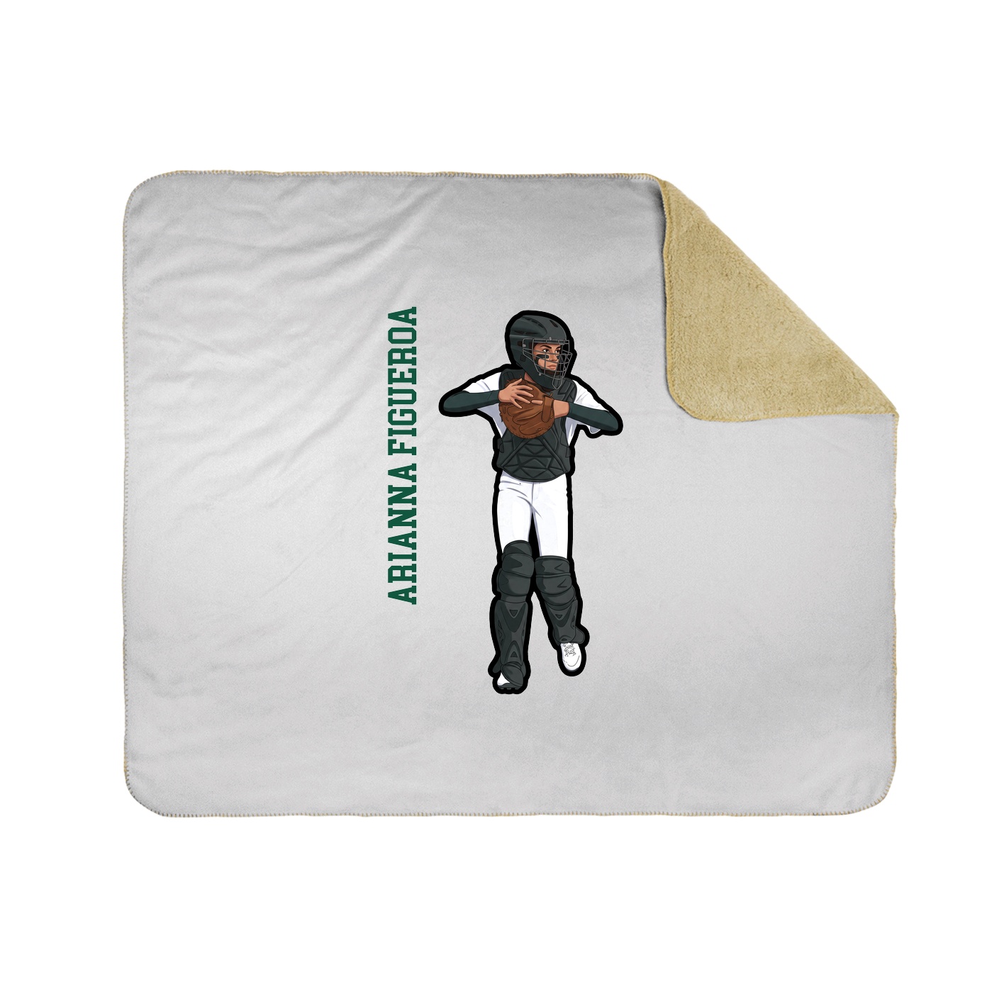 50x60 Sherpa Lined Throw Blanket