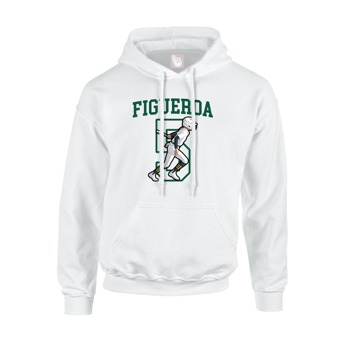 Hoodie — Shirsey in White