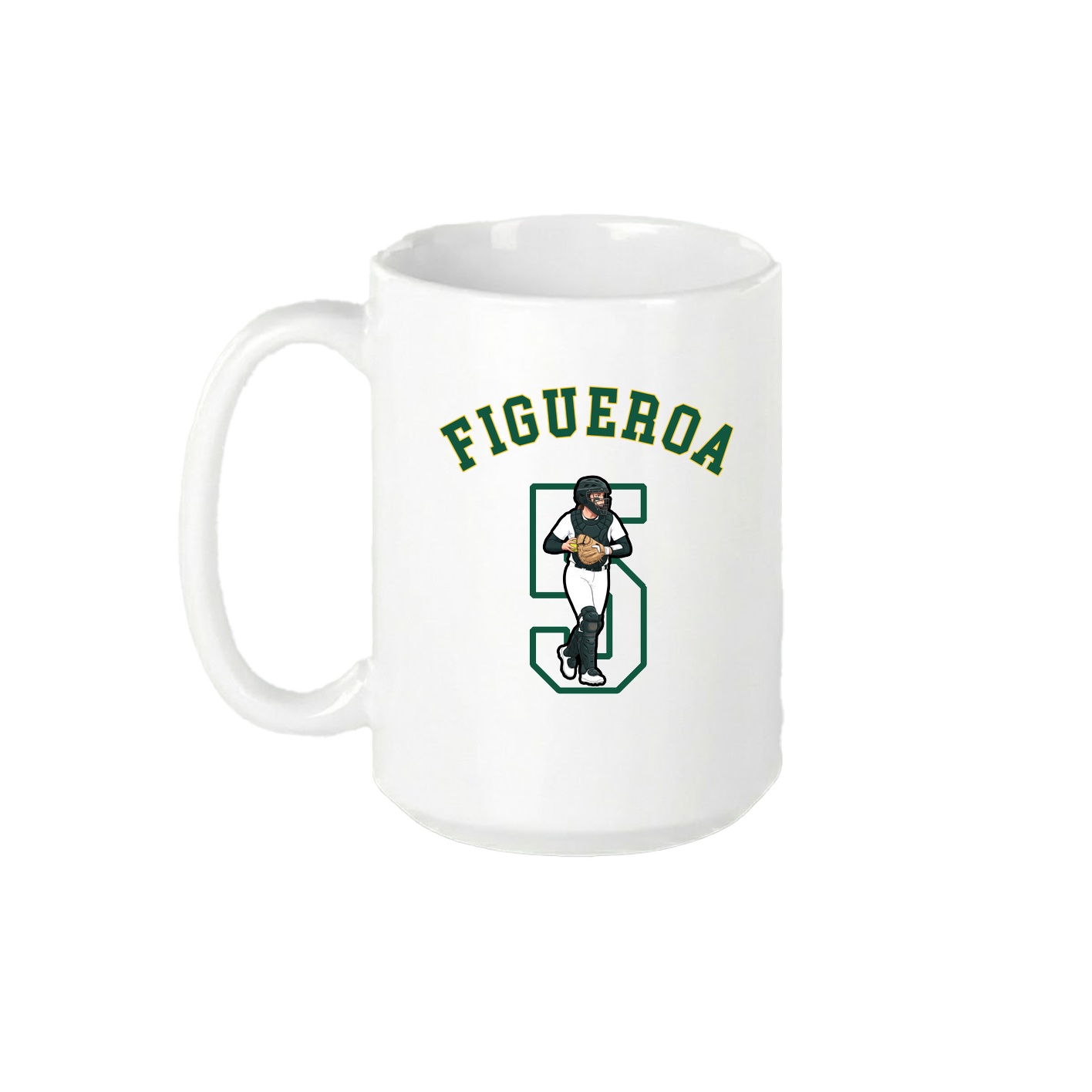 15oz Coffee Mug — Shirsey Arch in White