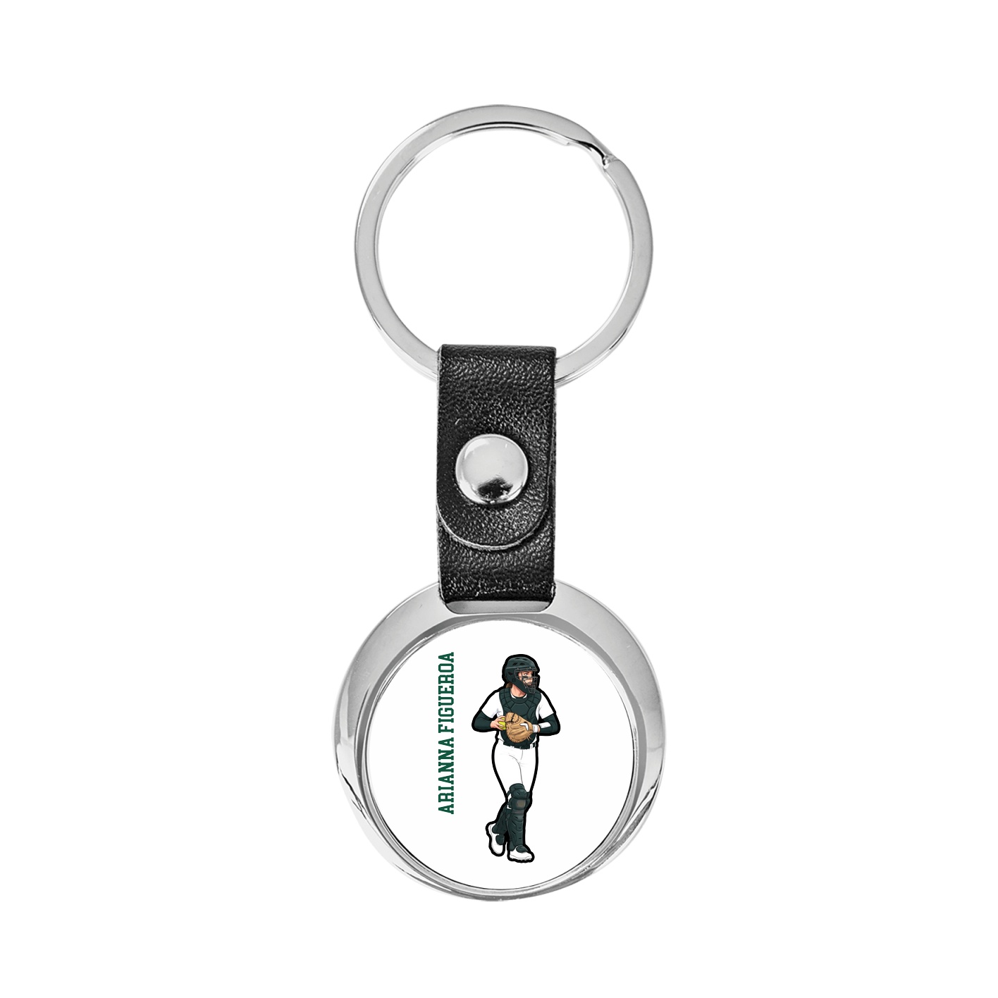 Key Chain — Name Vertical in Classic