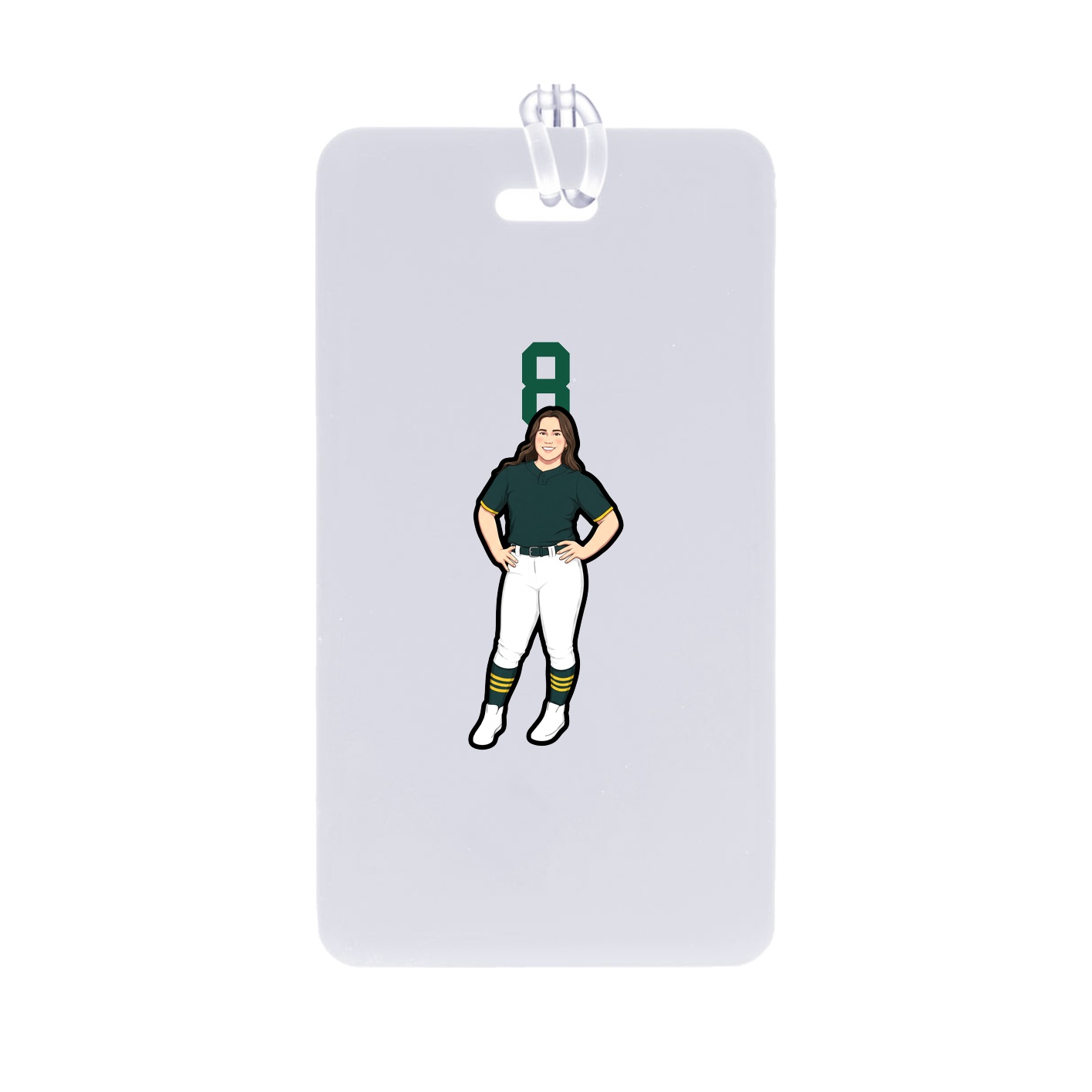 Bag Tag — Number Top in Classic