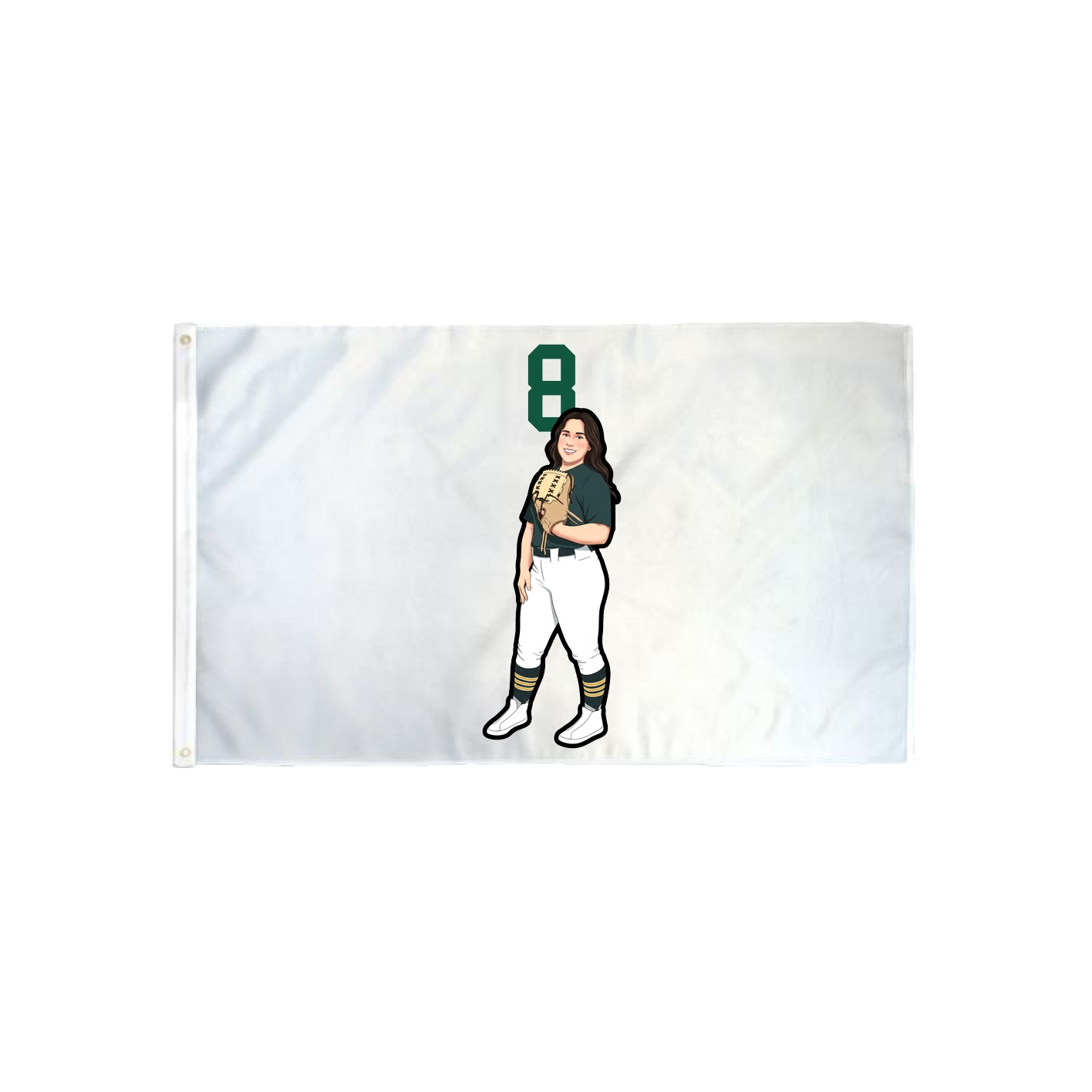 3x5 Flag — Number Top in Classic