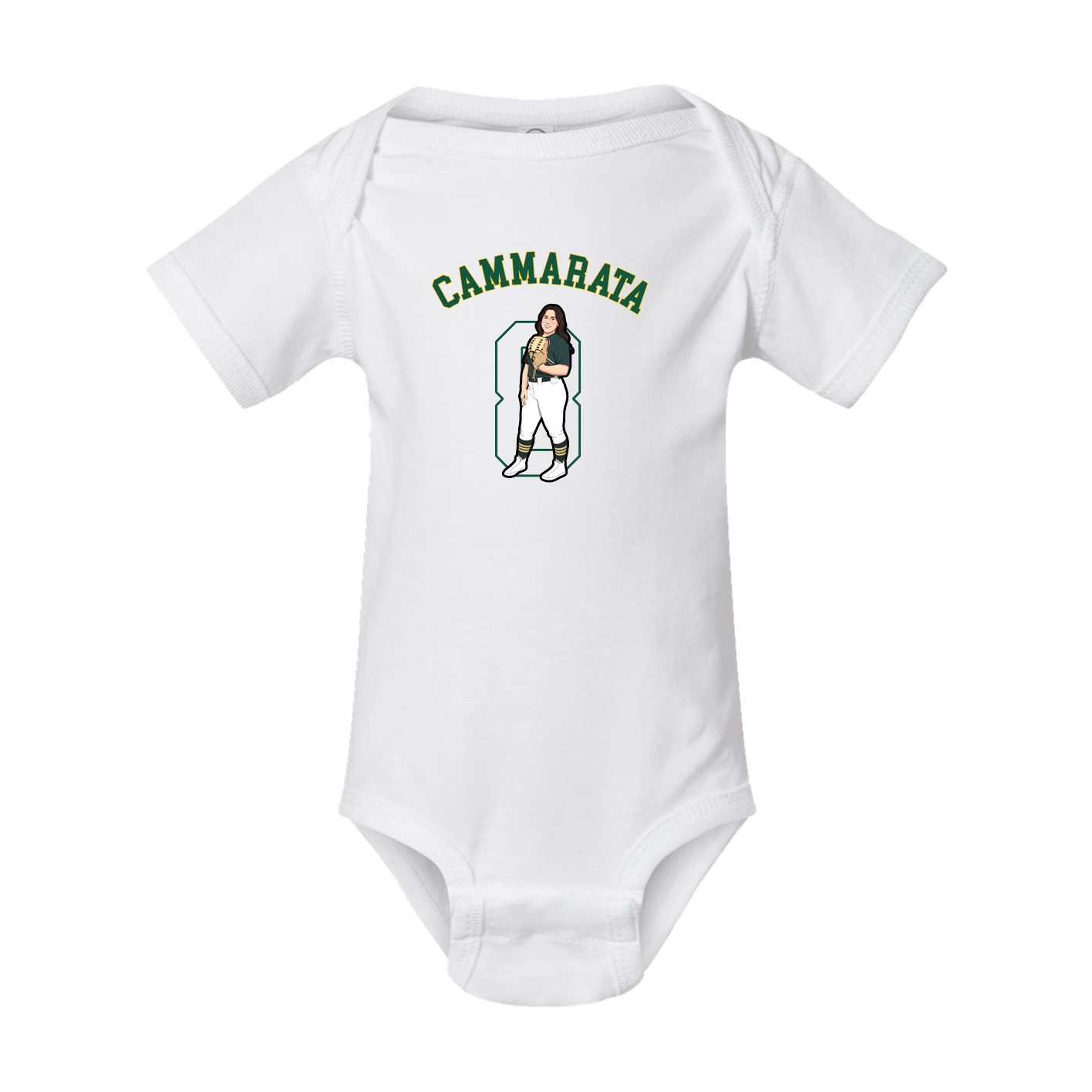 Baby Onesie — Shirsey Arch in White