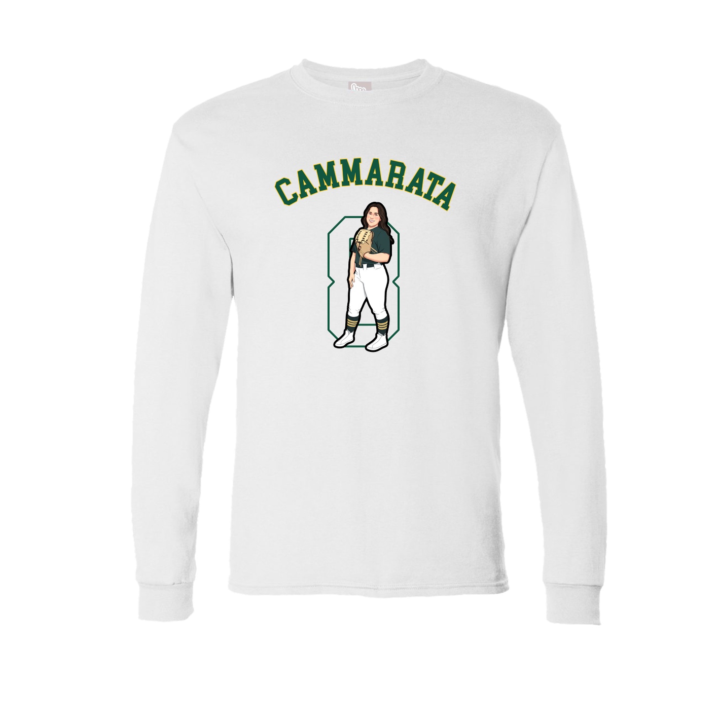 Long Sleeve Tee — Shirsey Arch in White