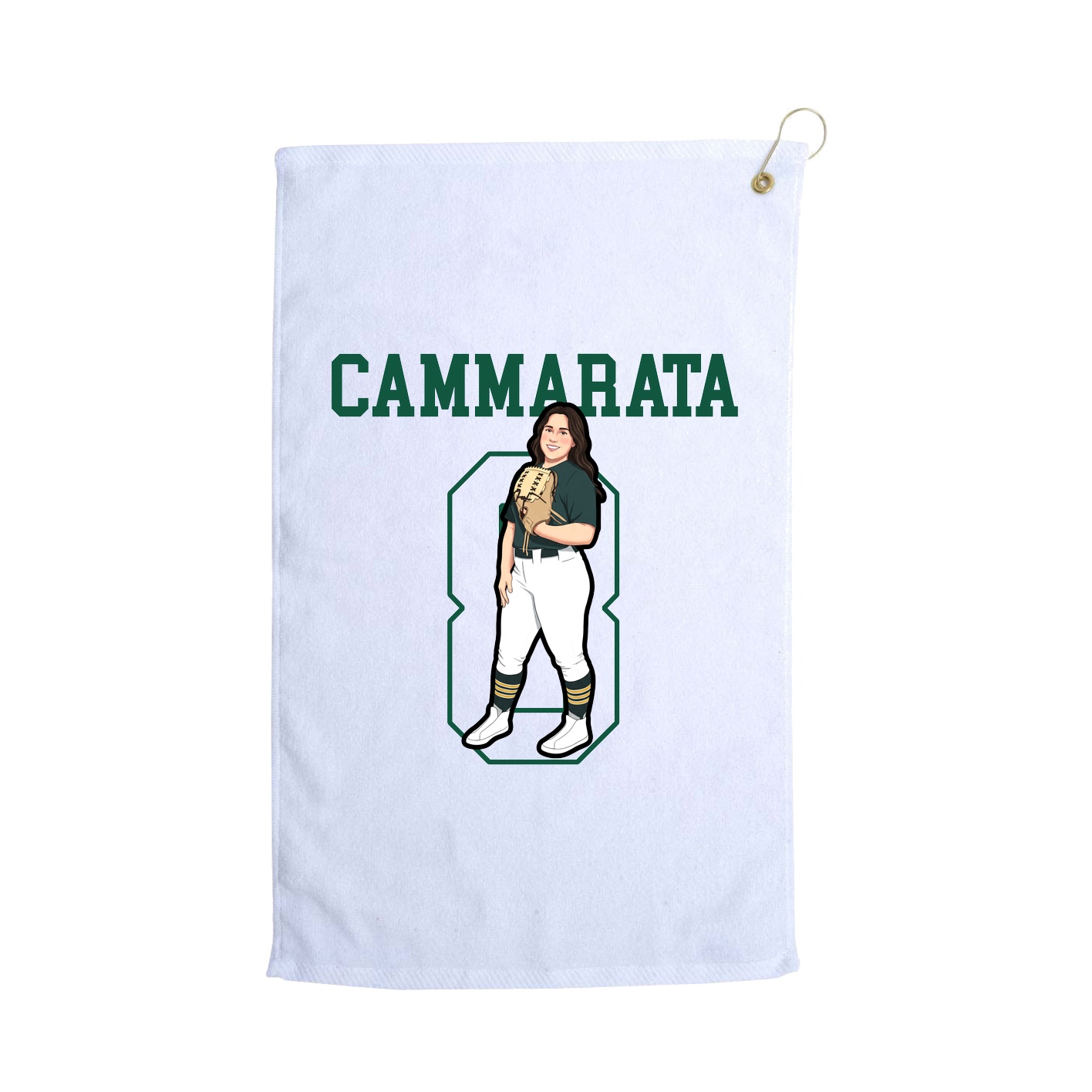 Golf Towel — Shirsey in White