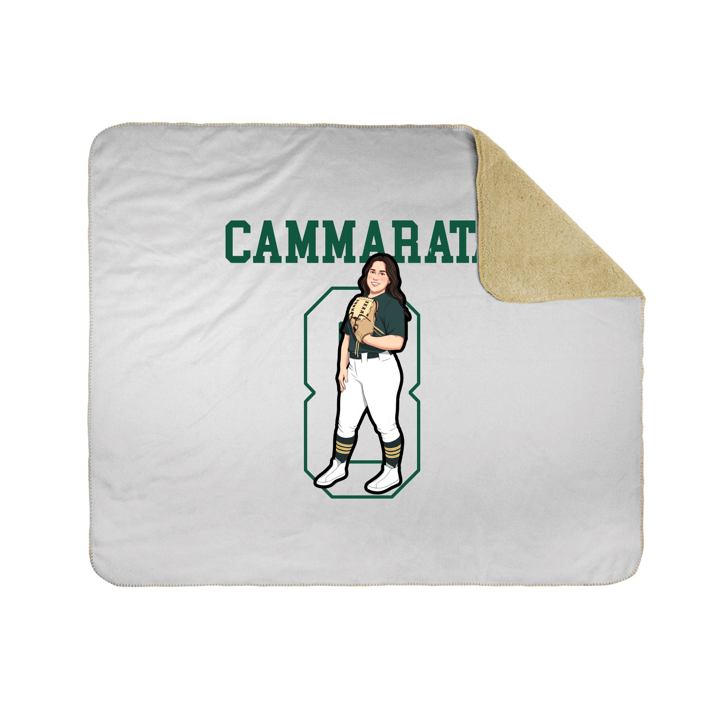 50x60 Sherpa Lined Throw Blanket
