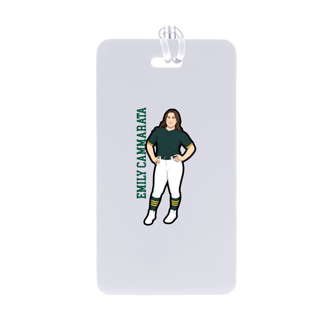 Bag Tag — Name Vertical in Classic