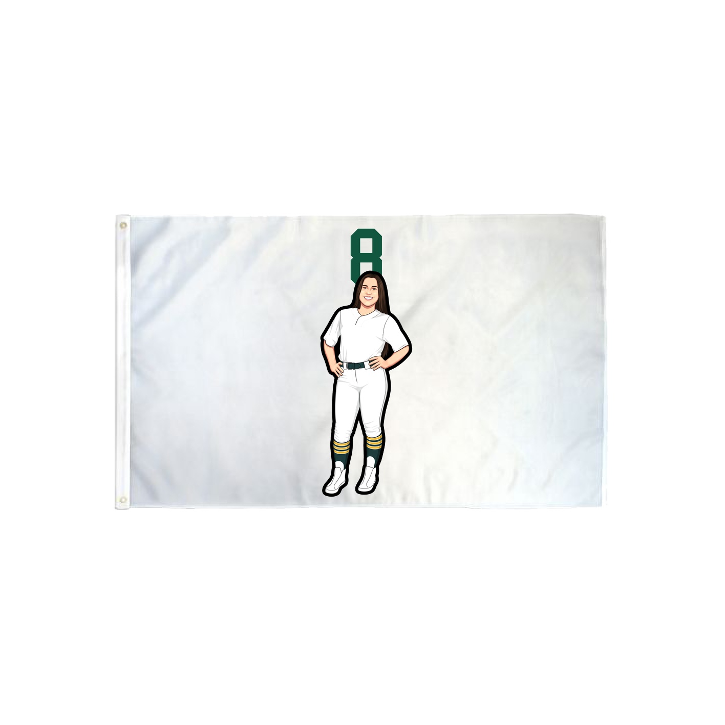 3x5 Flag — Number Top in Classic