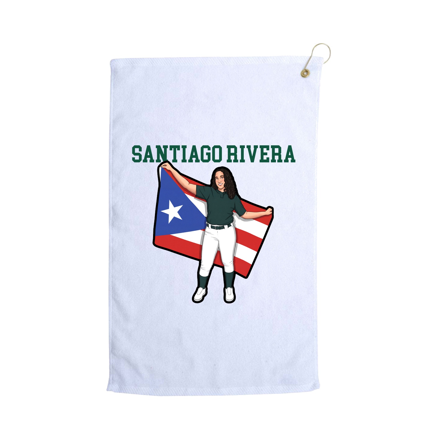Golf Towel — Shirsey in White