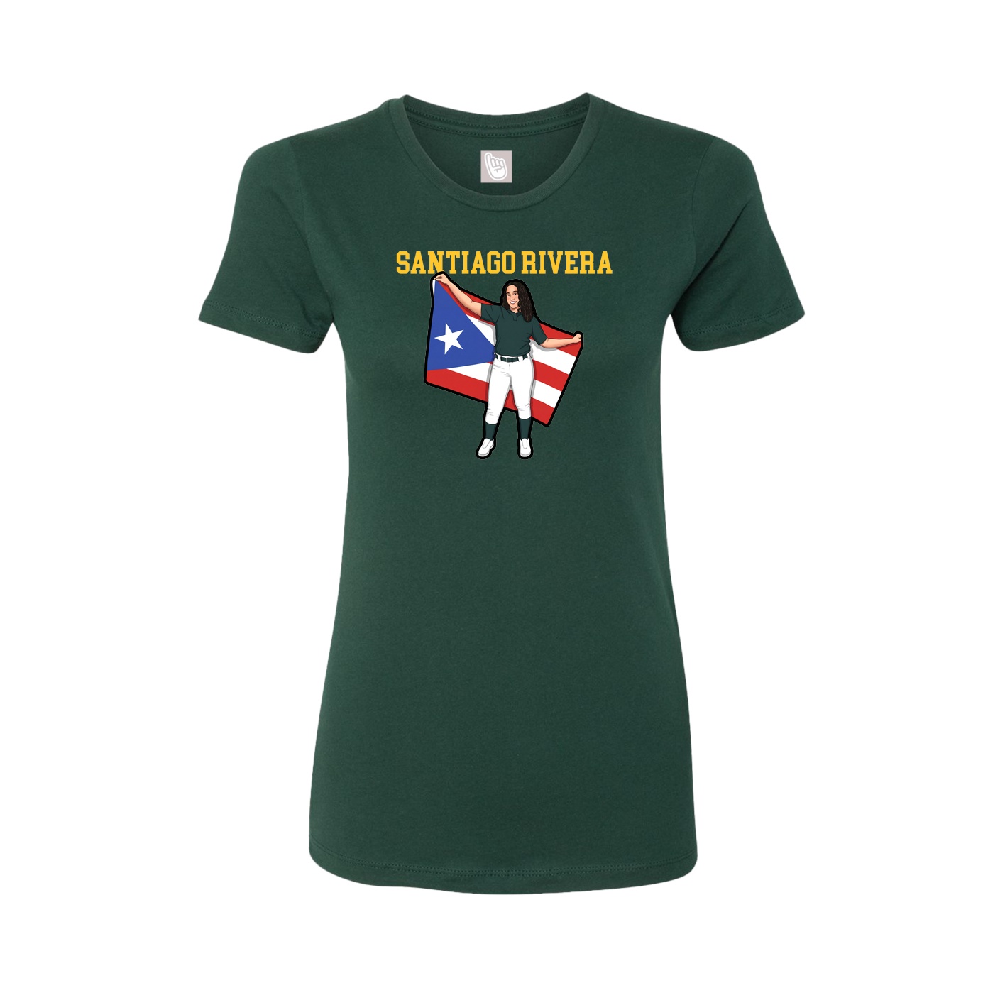 Fitted Women's Tee — Shirsey in Green