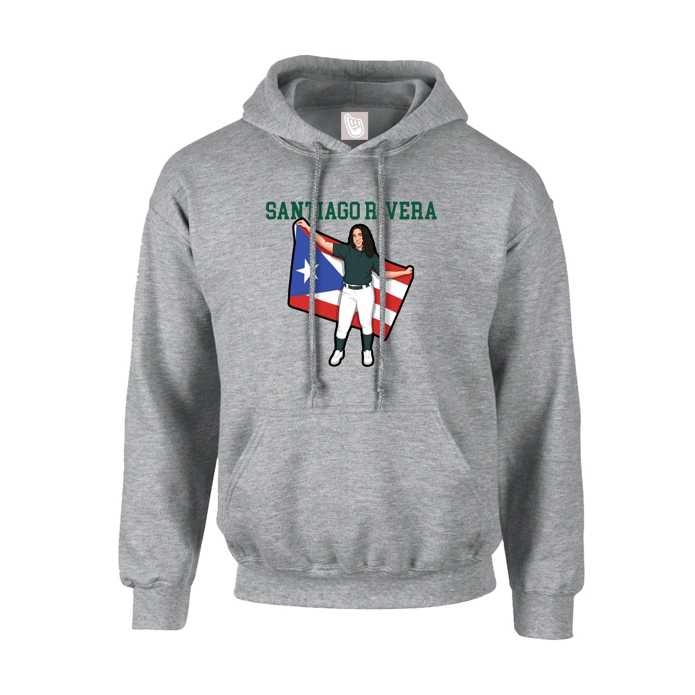 Hoodie — Shirsey in Grey
