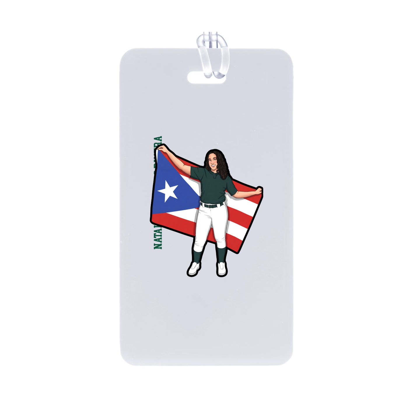 Bag Tag — Name Vertical in Classic