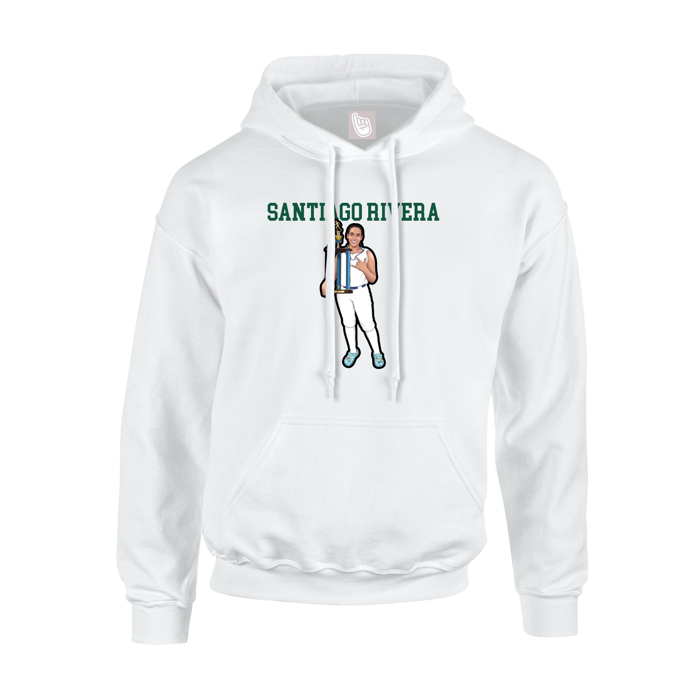 Hoodie — Shirsey in White
