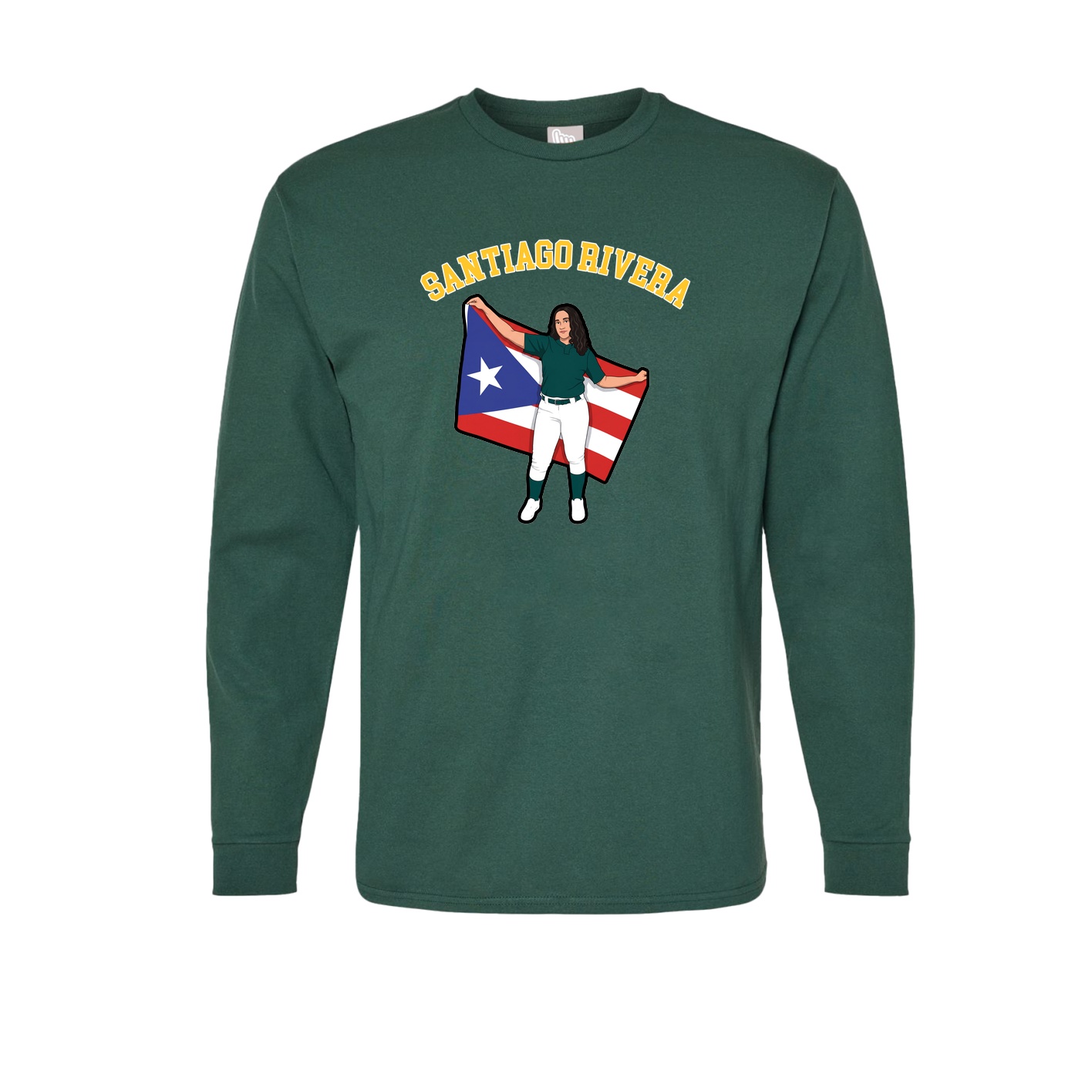 Long Sleeve Tee — Shirsey Arch in Green