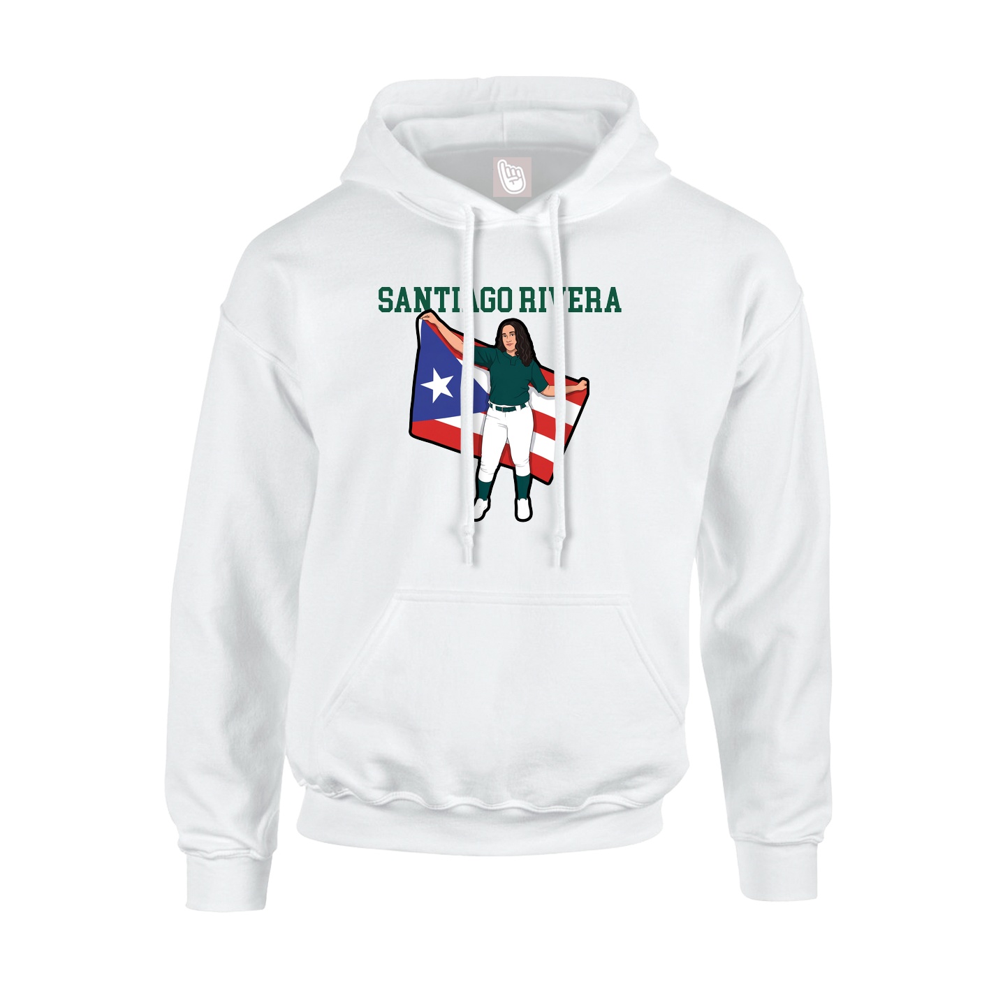 Youth Hoodie — Shirsey in White