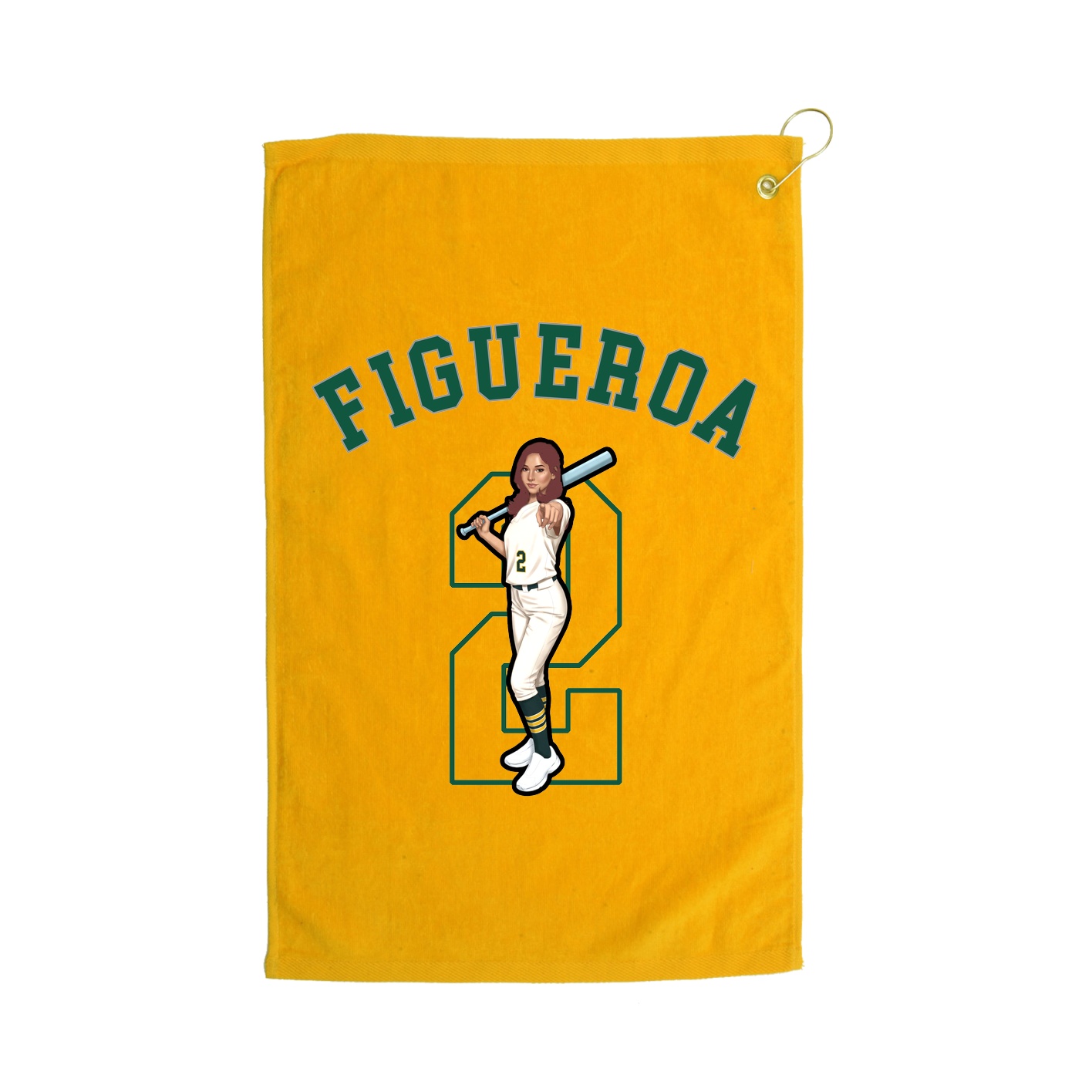 Golf Towel — Shirsey Arch in Gold