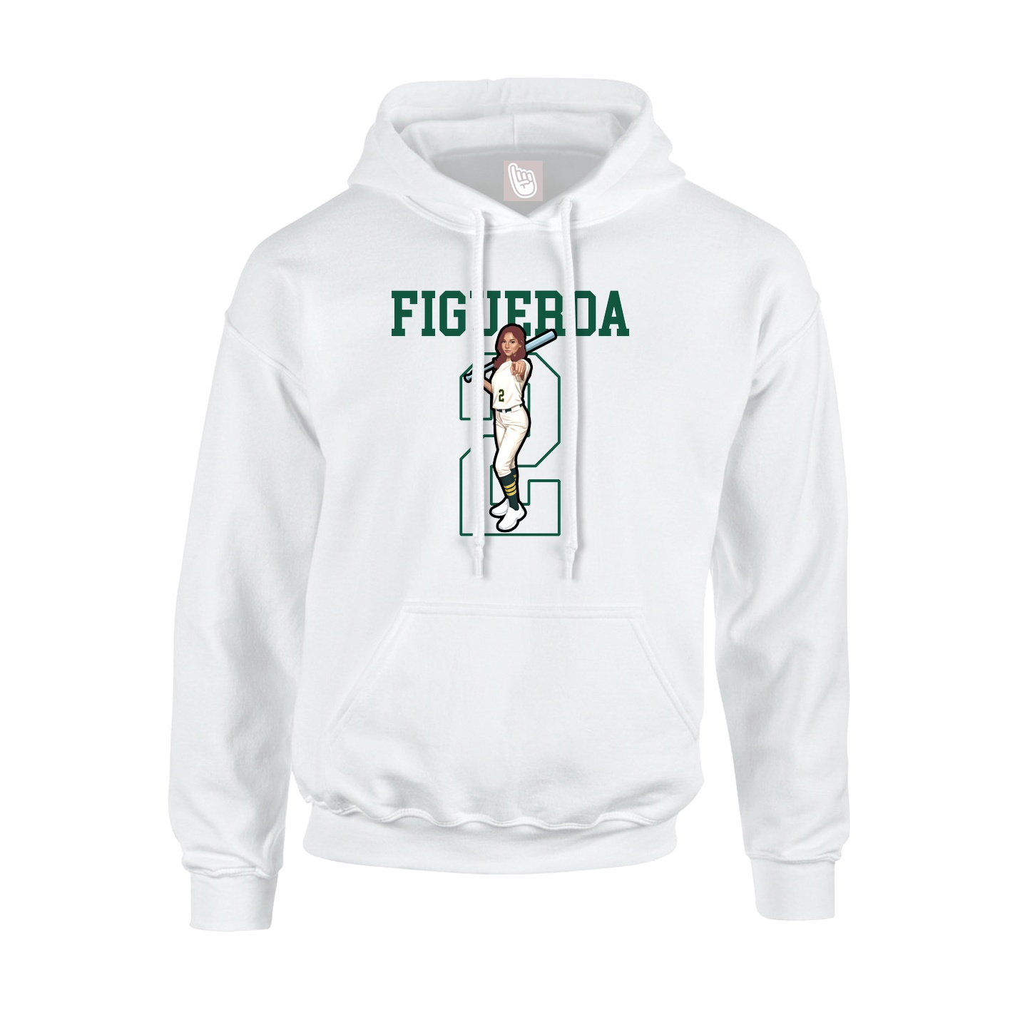 Hoodie — Shirsey in White
