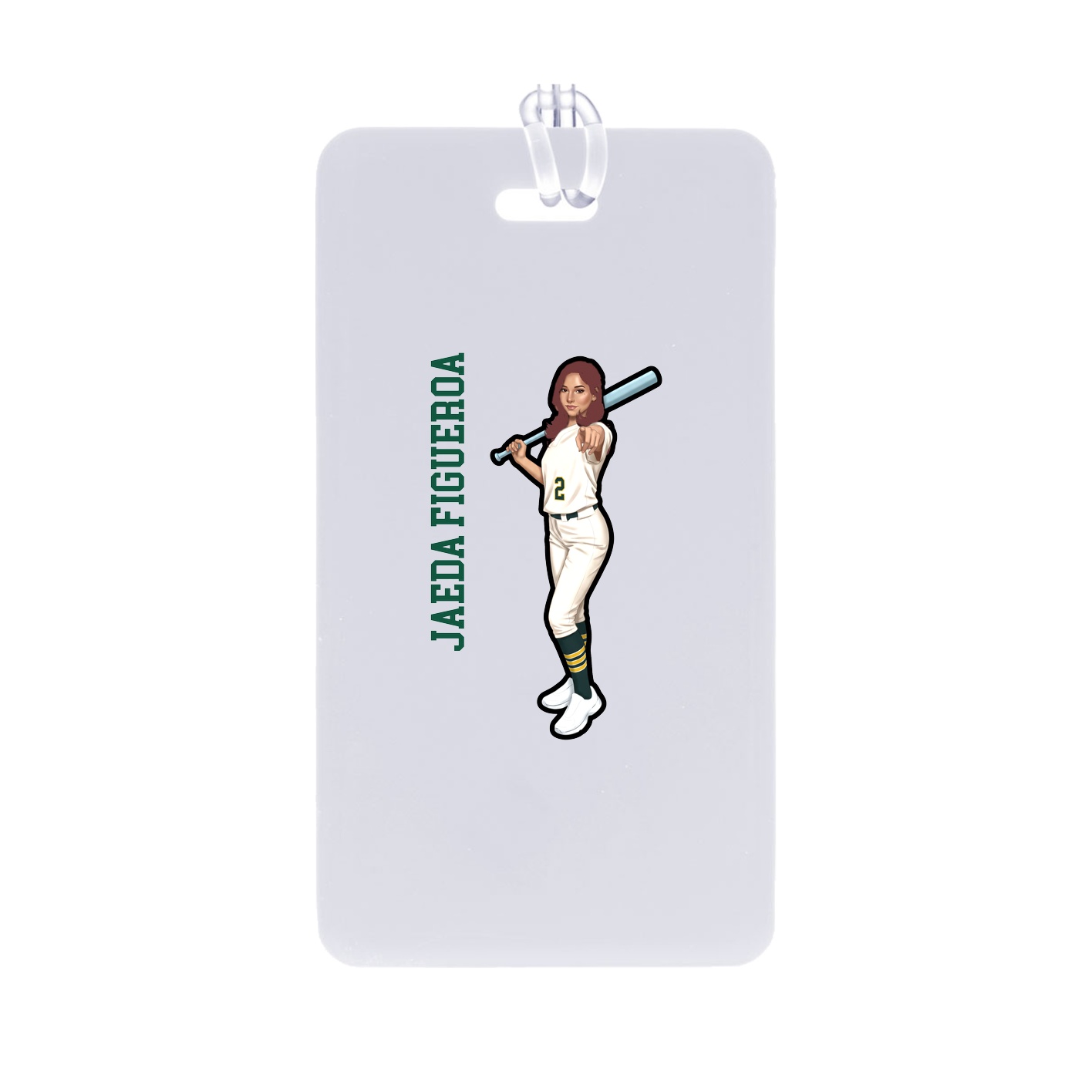 Bag Tag — Name Vertical in Classic