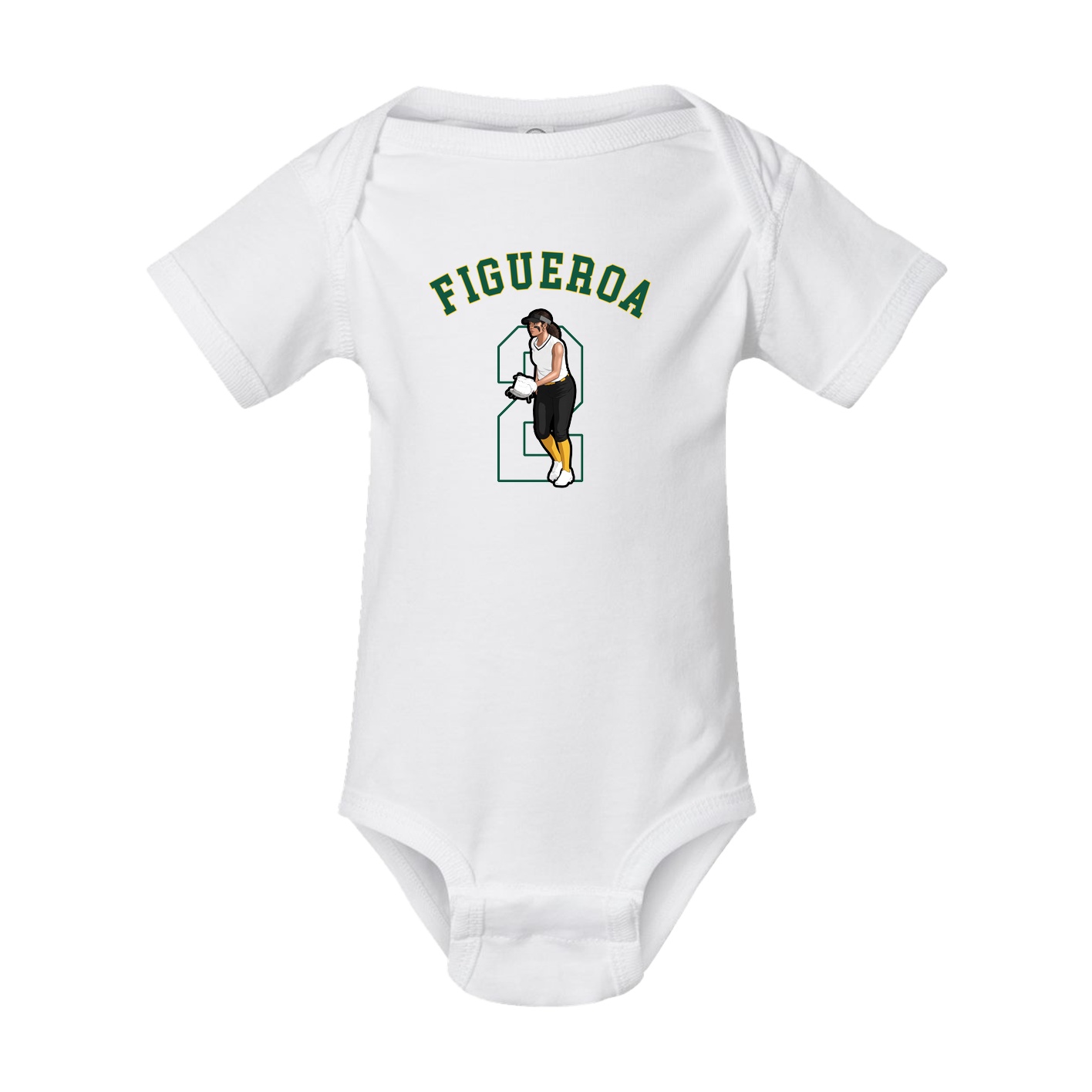 Baby Onesie — Shirsey Arch in White