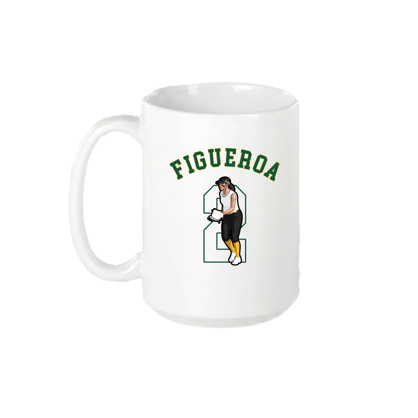 15oz Coffee Mug — Shirsey Arch in White