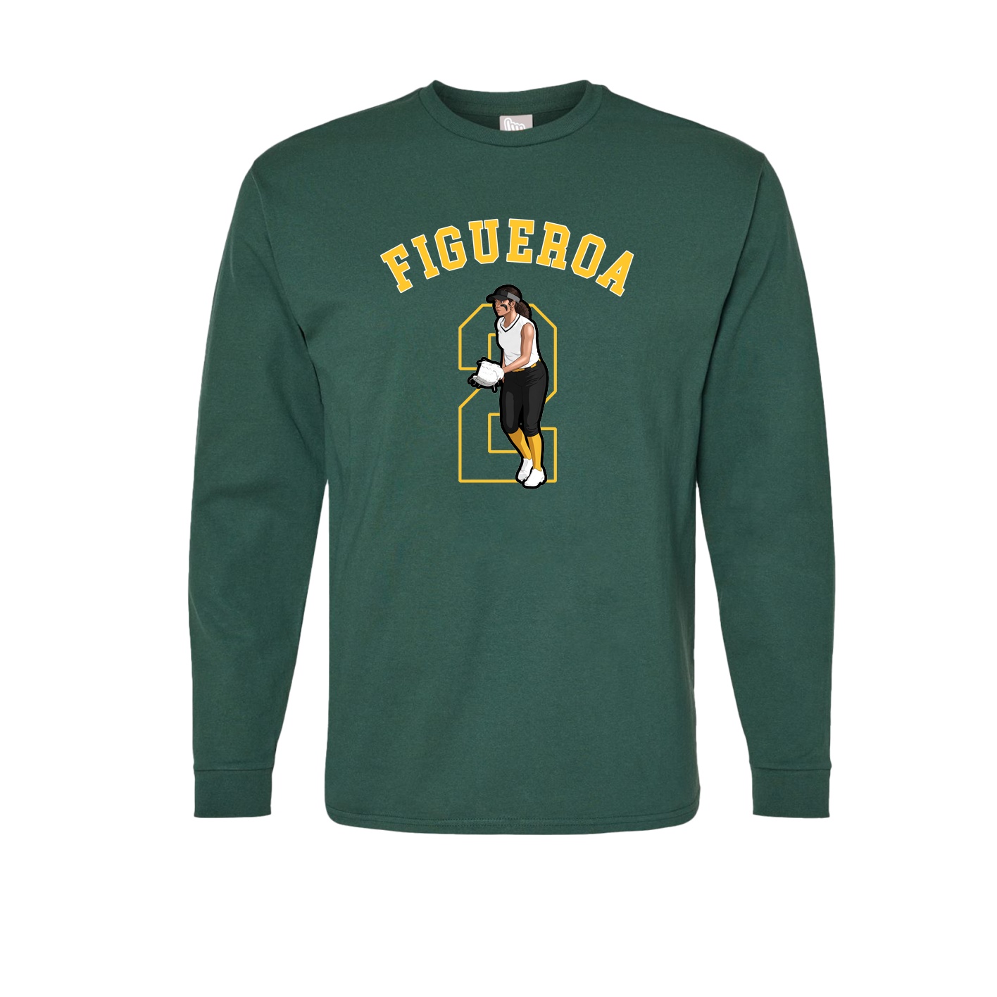 Long Sleeve Tee — Shirsey Arch in Green