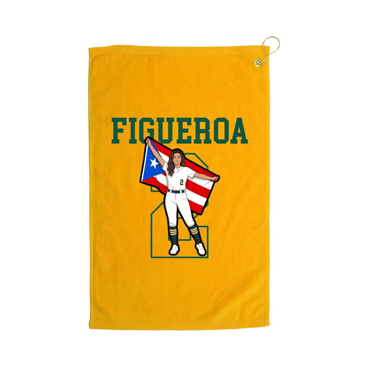 Golf Towel — Shirsey in Gold
