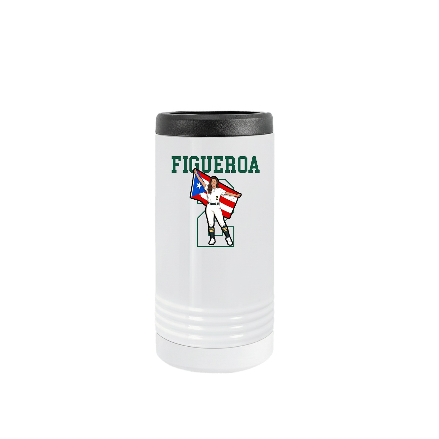 Slim Beverage Holder — Shirsey in White