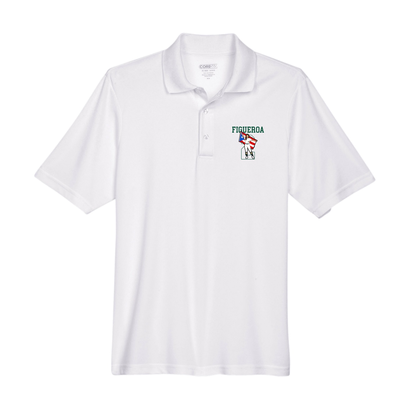 Performance Polo — Shirsey in White