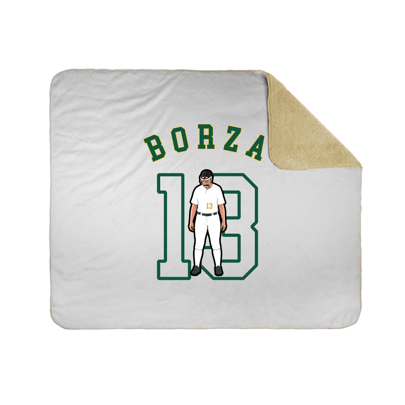 50x60 Sherpa Lined Throw Blanket