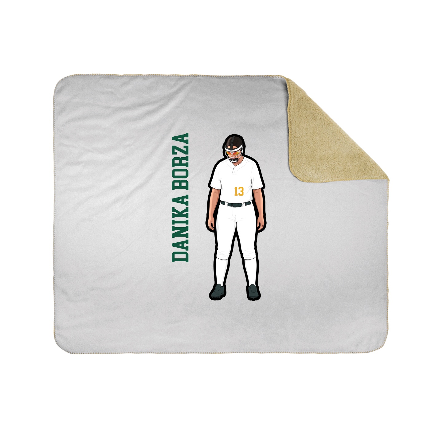 50x60 Sherpa Lined Throw Blanket