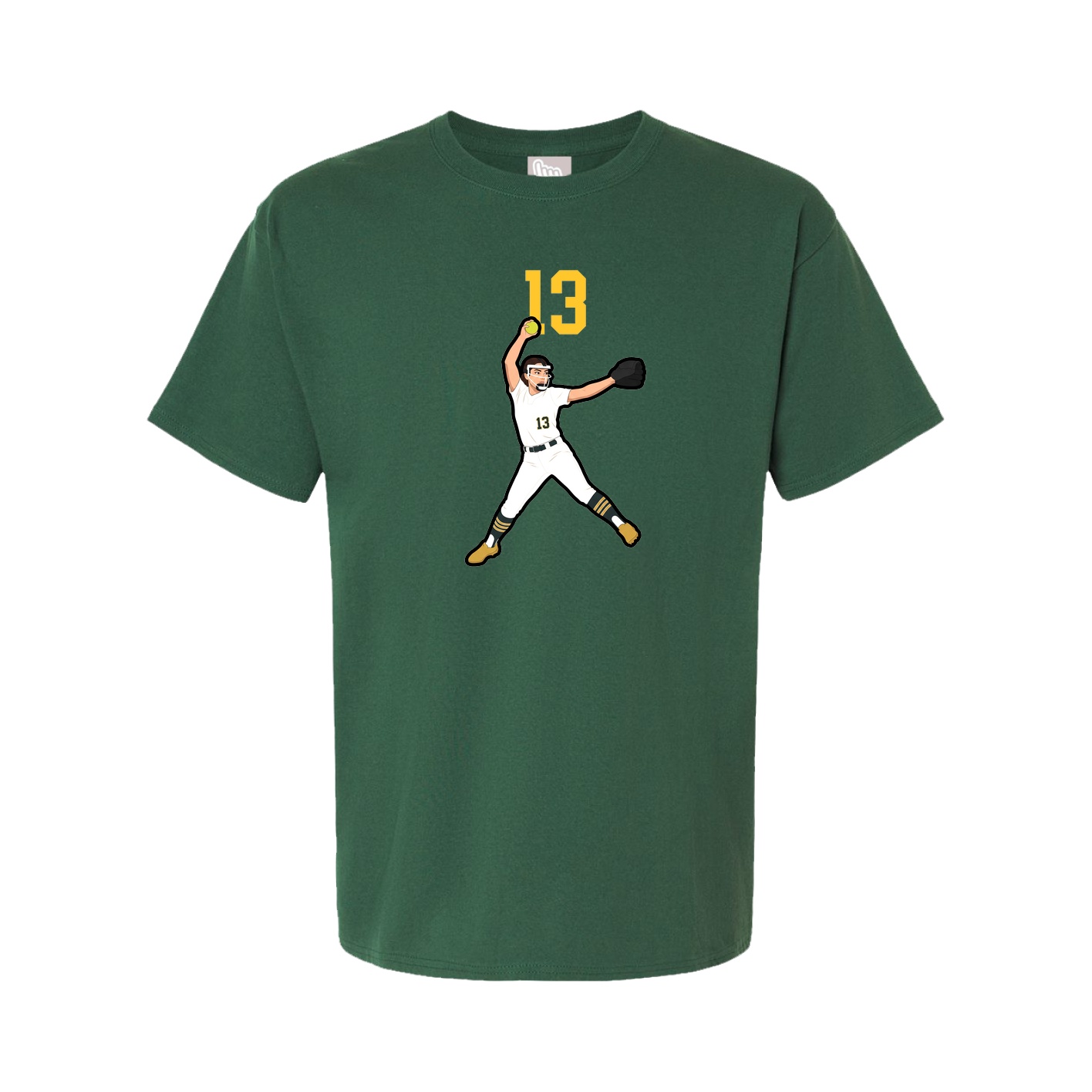 Tee — Number Top in Green