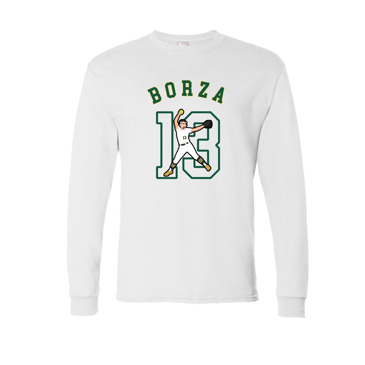 Long Sleeve Tee — Shirsey Arch in White