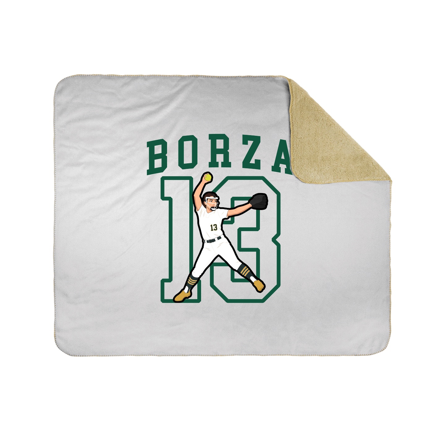 50x60 Sherpa Lined Throw Blanket