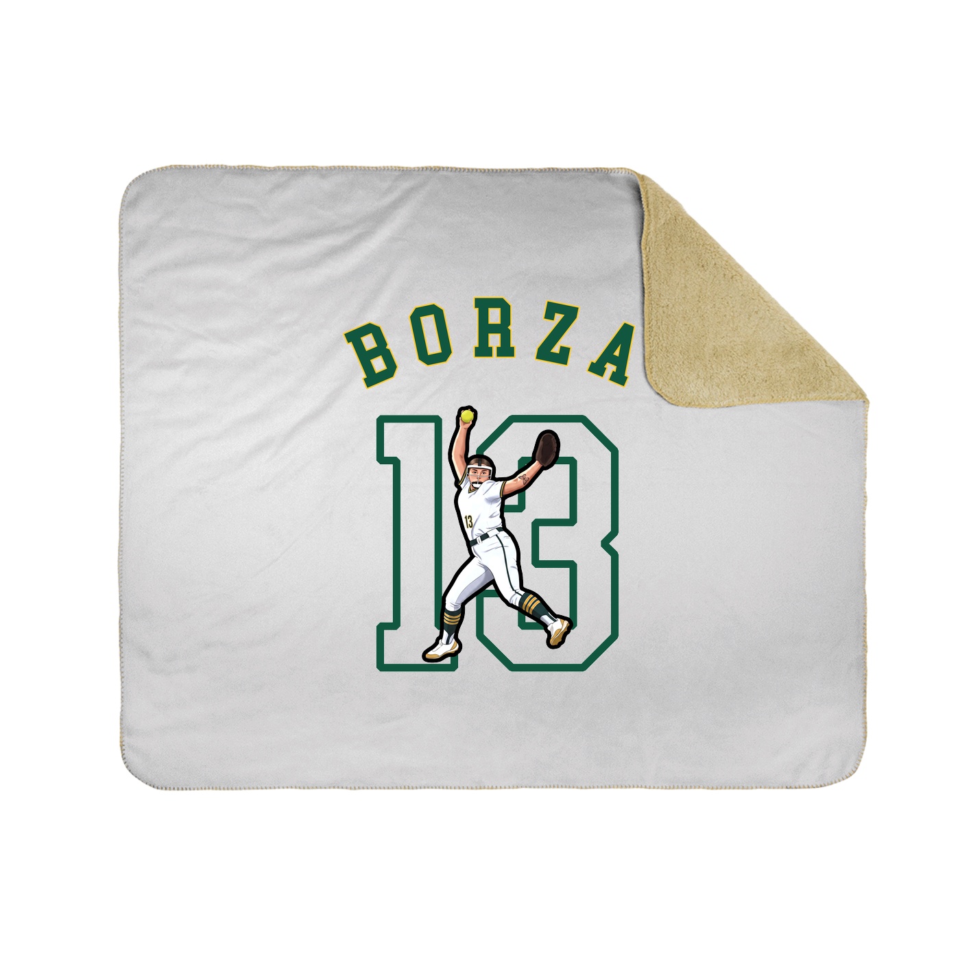 50x60 Sherpa Lined Throw Blanket