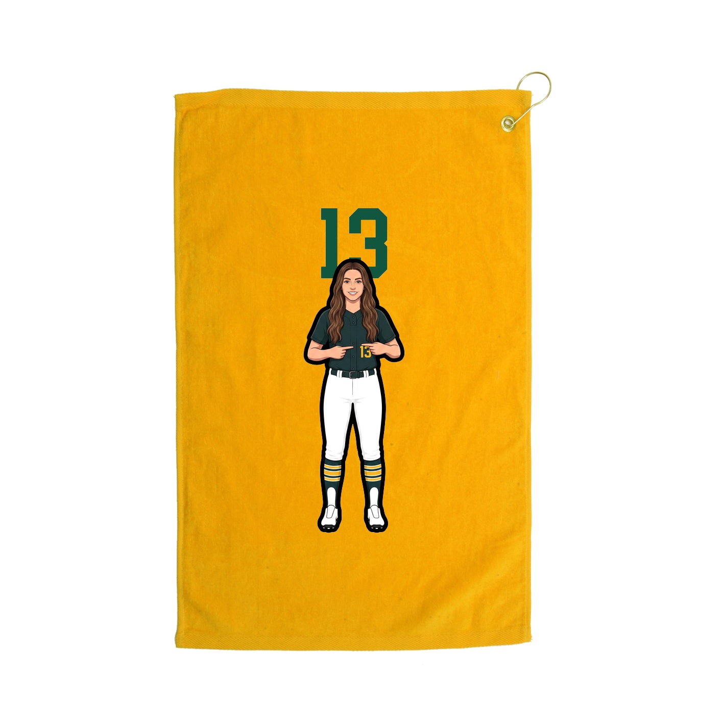 Terry Velour Golf Towel