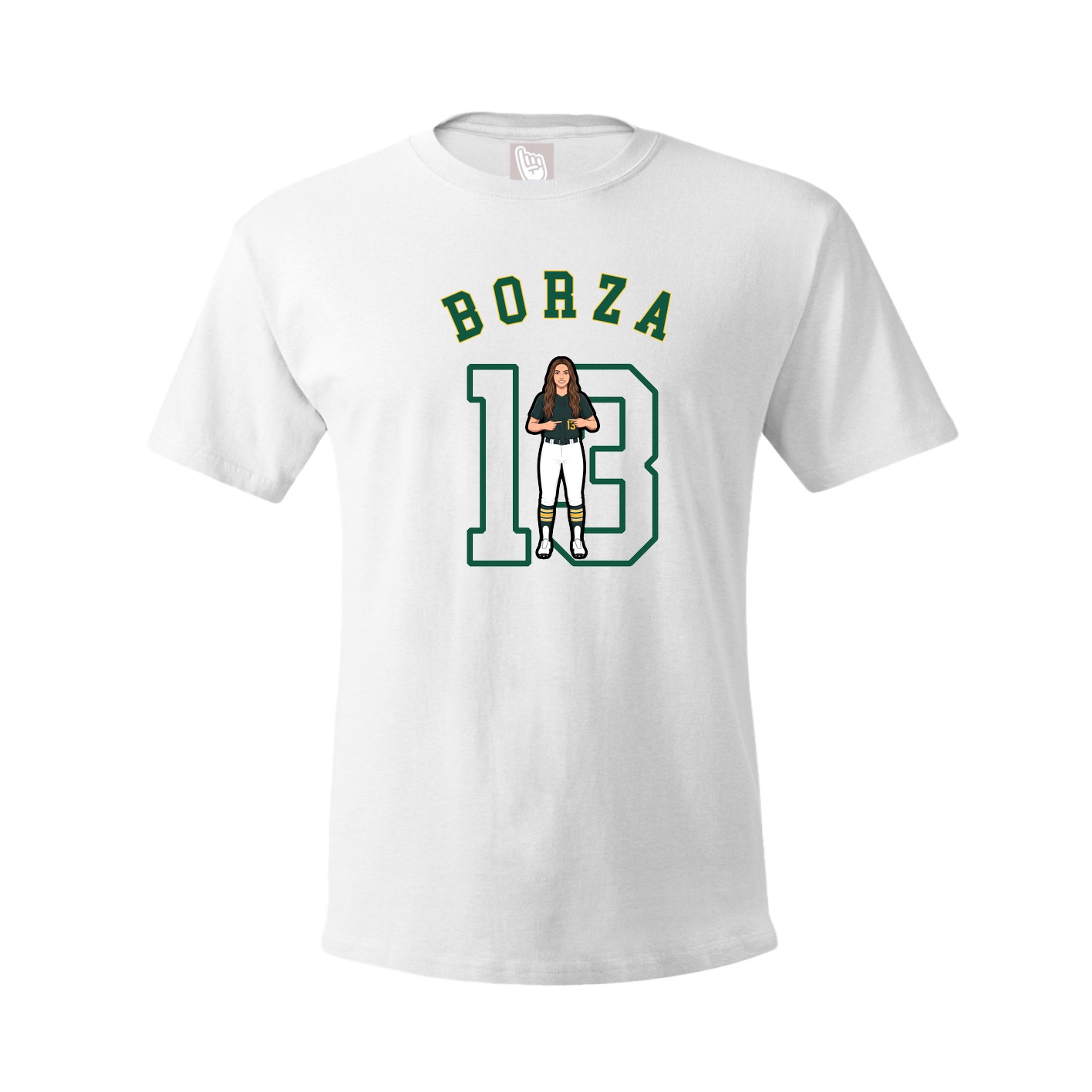 Youth Tee — Shirsey Arch in White