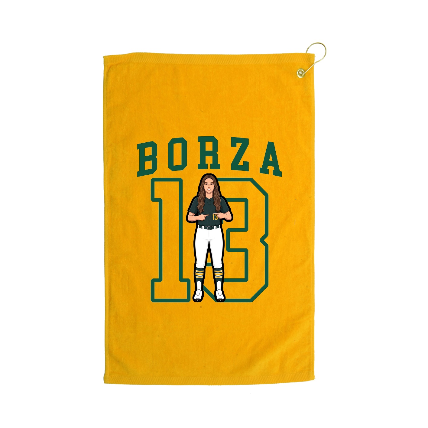 Golf Towel — Shirsey in Gold