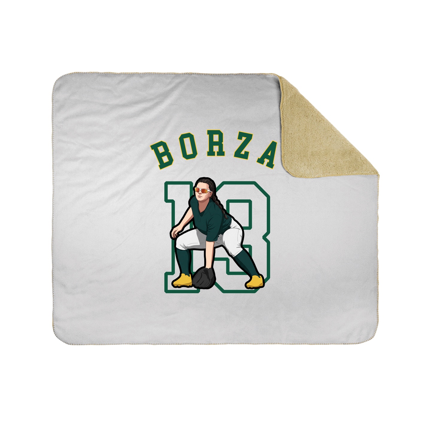 50x60 Sherpa Lined Throw Blanket