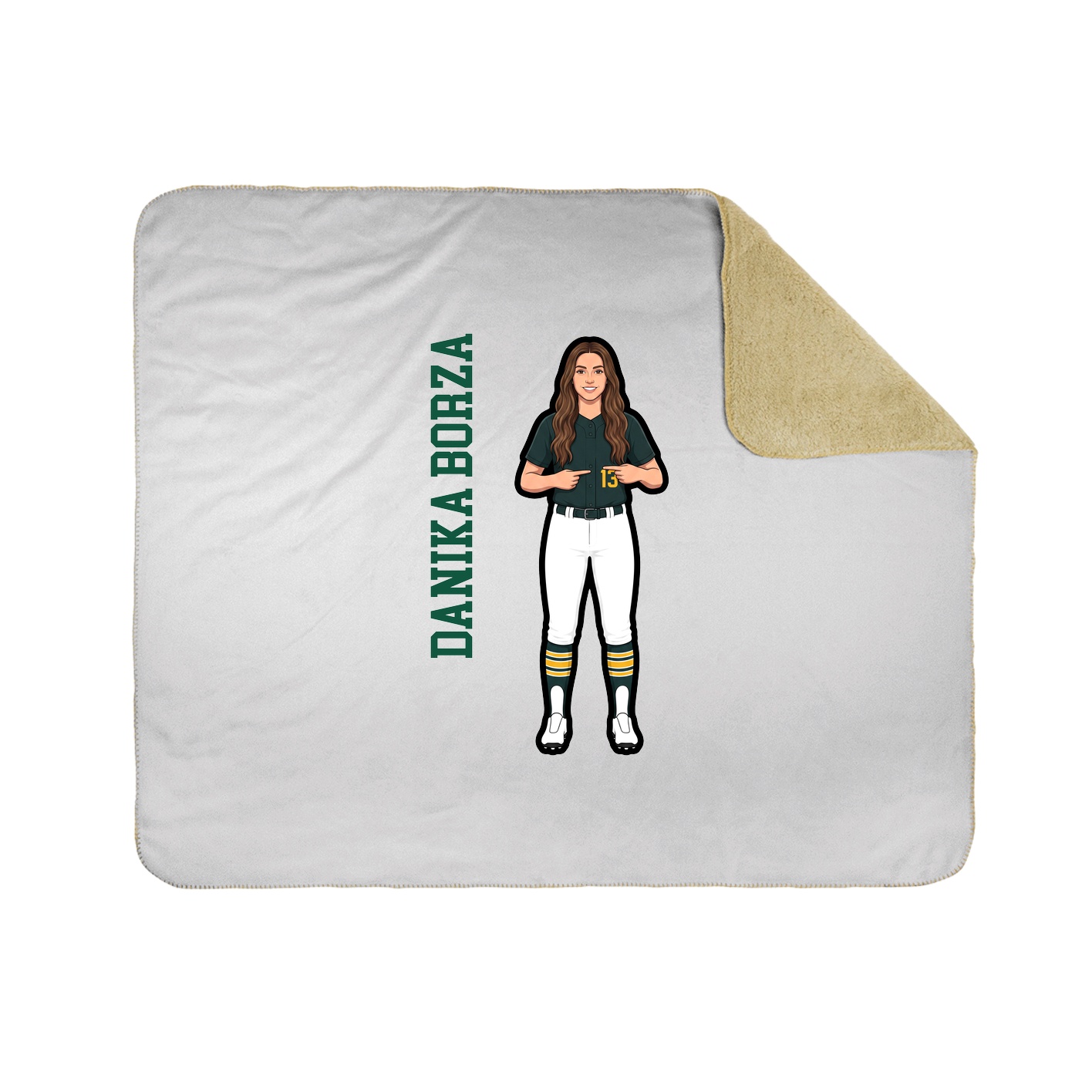 50x60 Sherpa Lined Throw Blanket