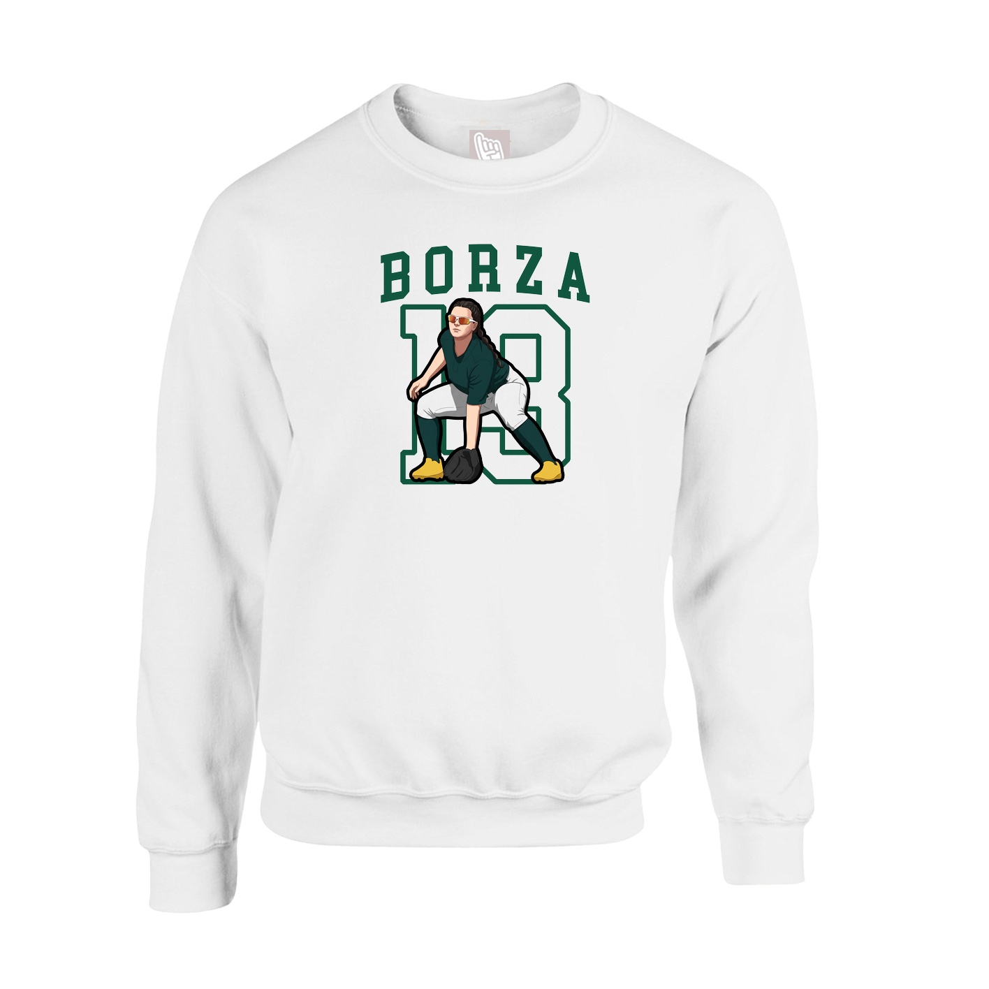 Fleece Crew — Shirsey in White