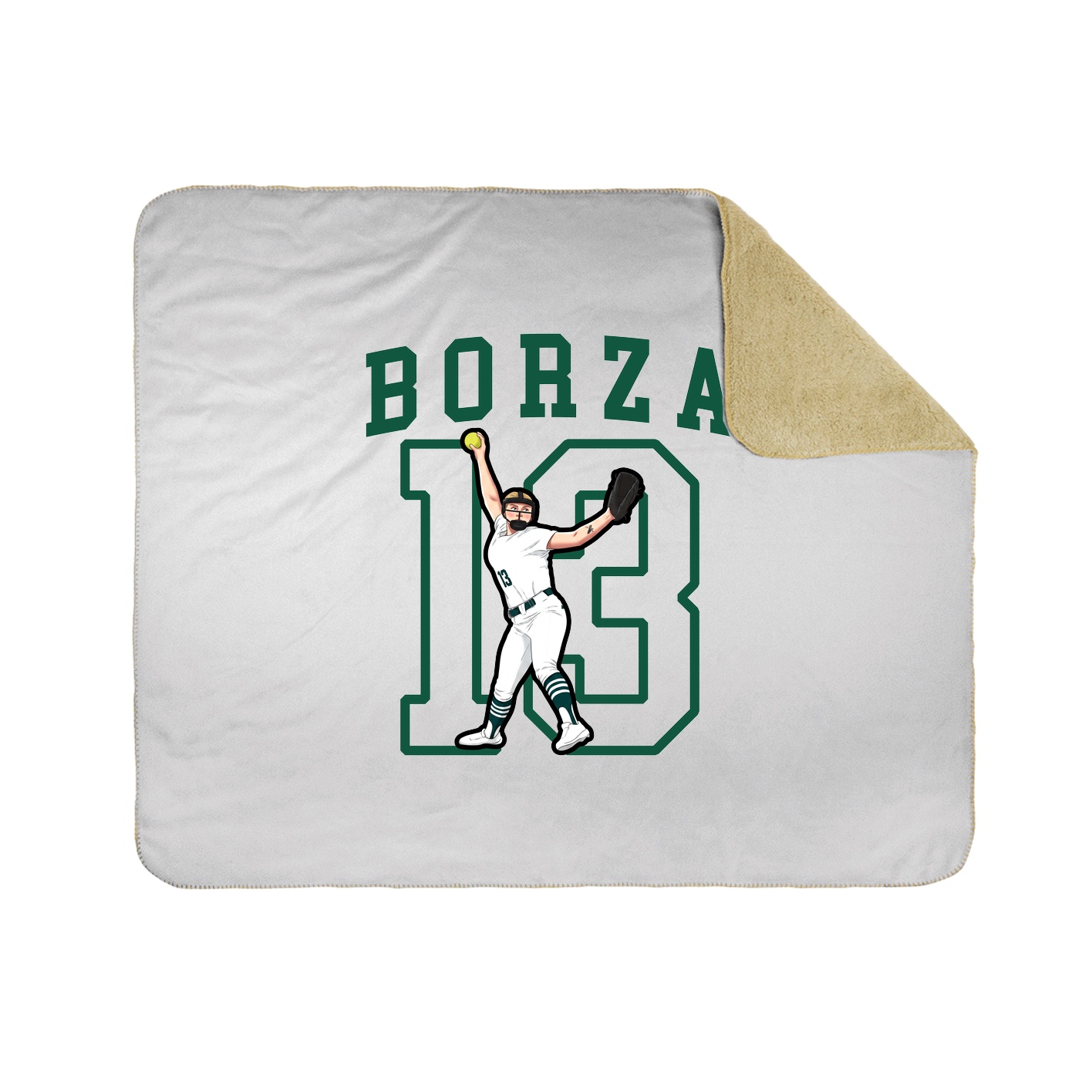 50x60 Sherpa Lined Throw Blanket