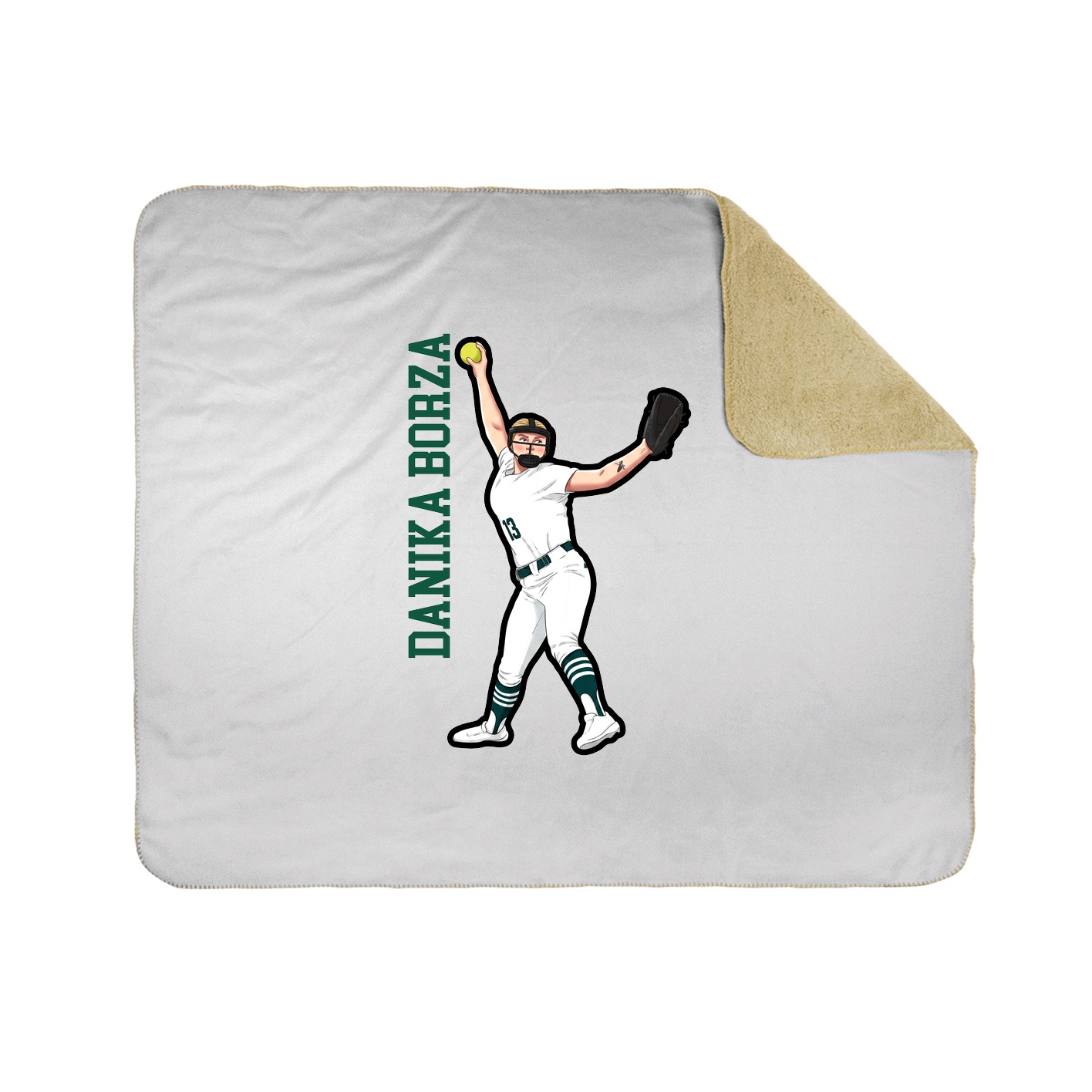 50x60 Sherpa Lined Throw Blanket