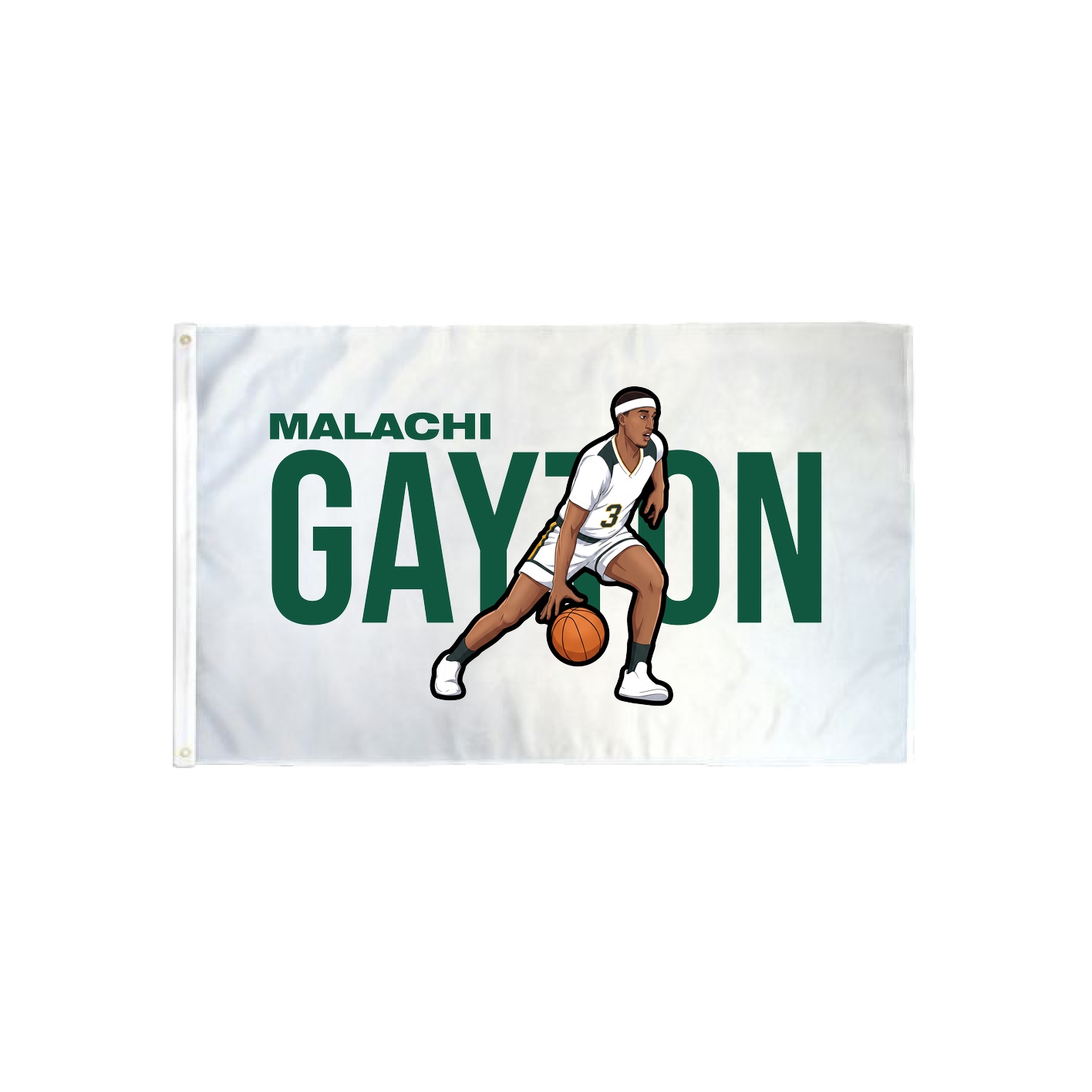 3x5 Flag — Player Name in Classic