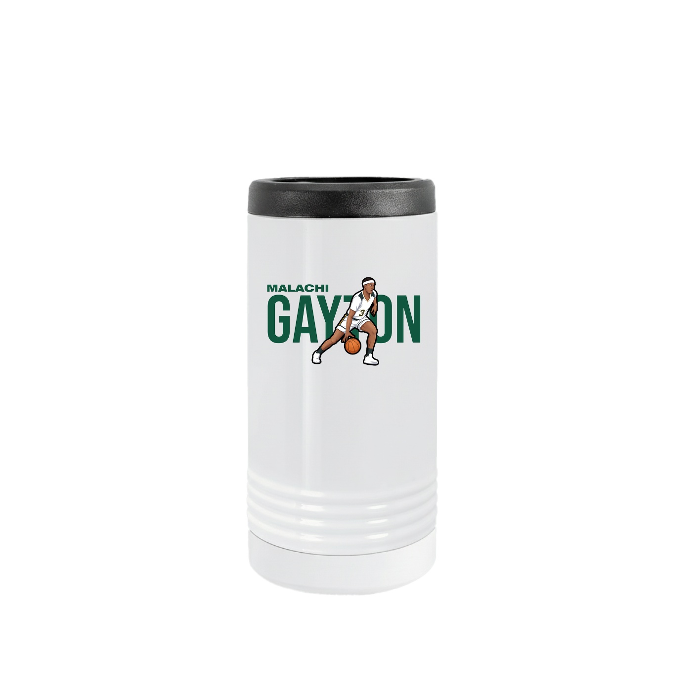 Slim Beverage Holder — Player Name in White