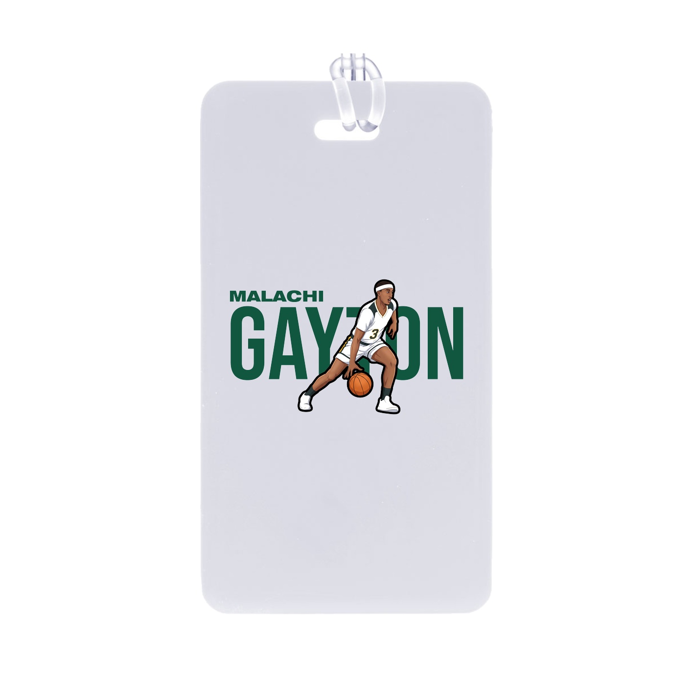 Bag Tag — Player Name in Classic