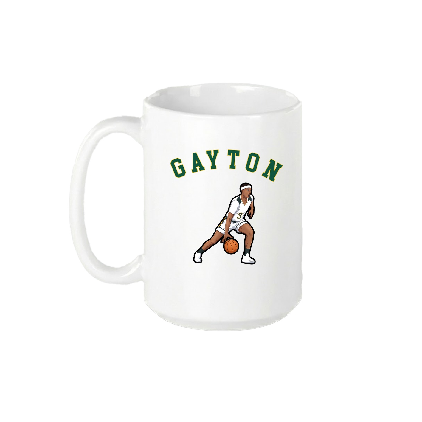 15oz Coffee Mug — Shirsey Arch in White