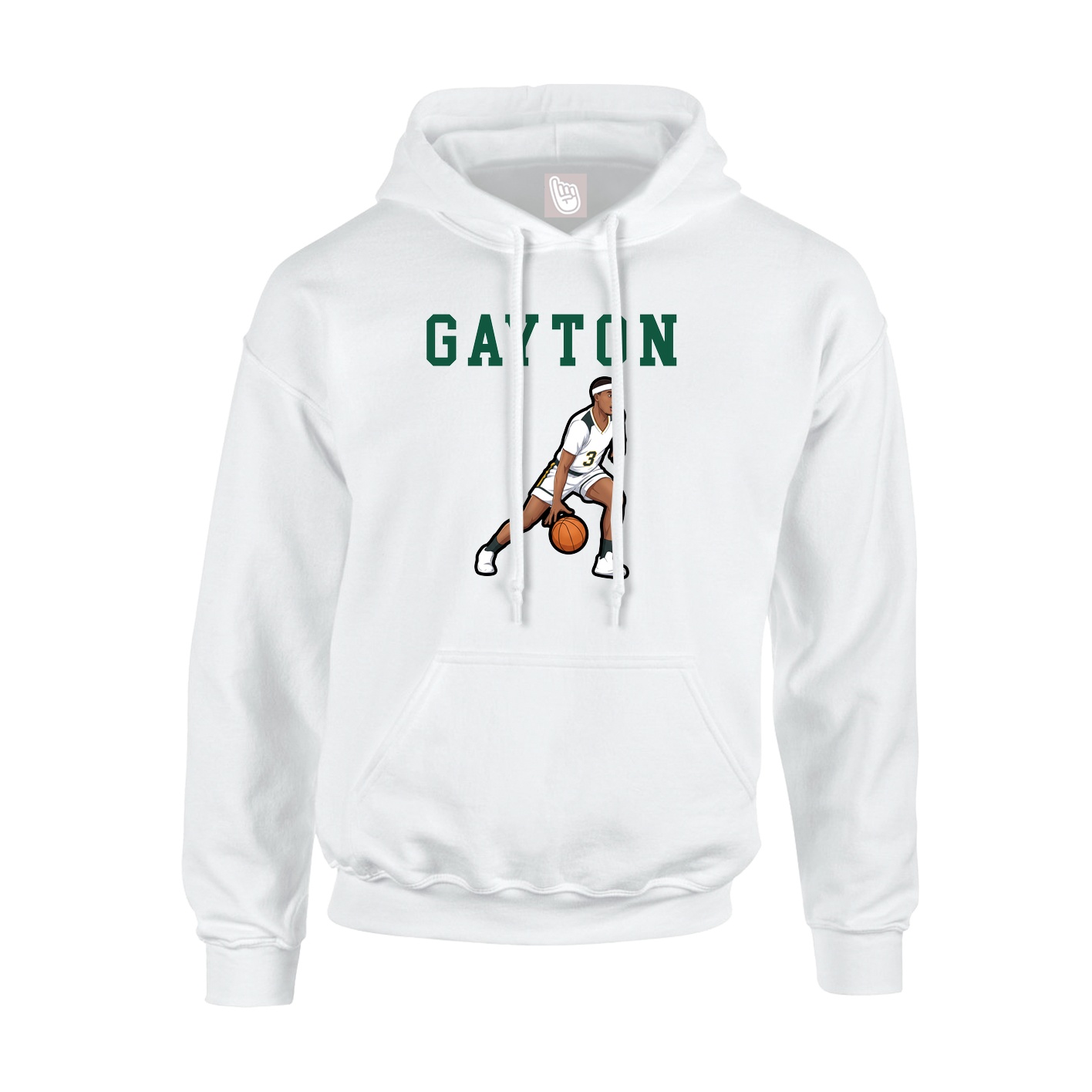 Youth Hoodie — Shirsey in White