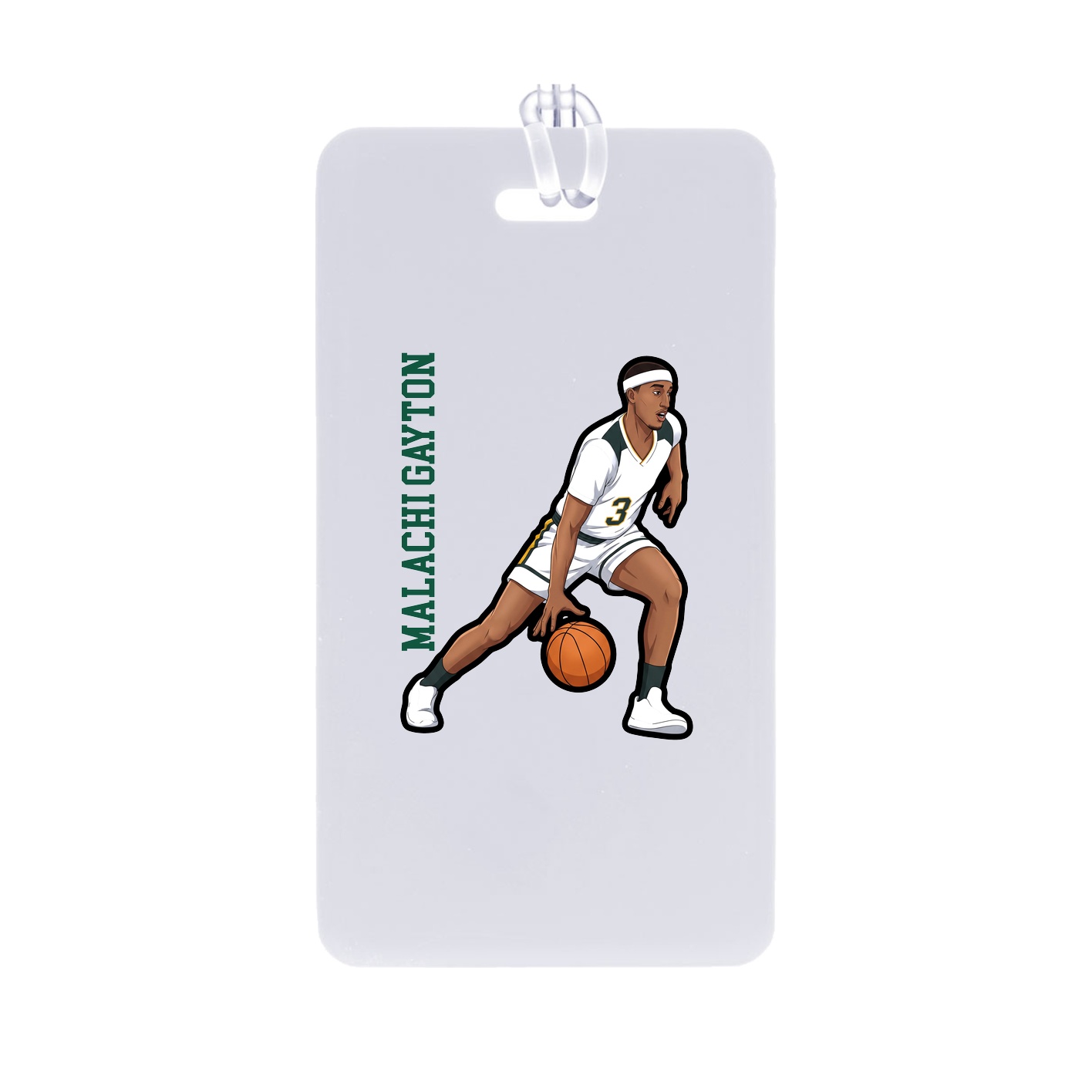 Bag Tag — Name Vertical in Classic